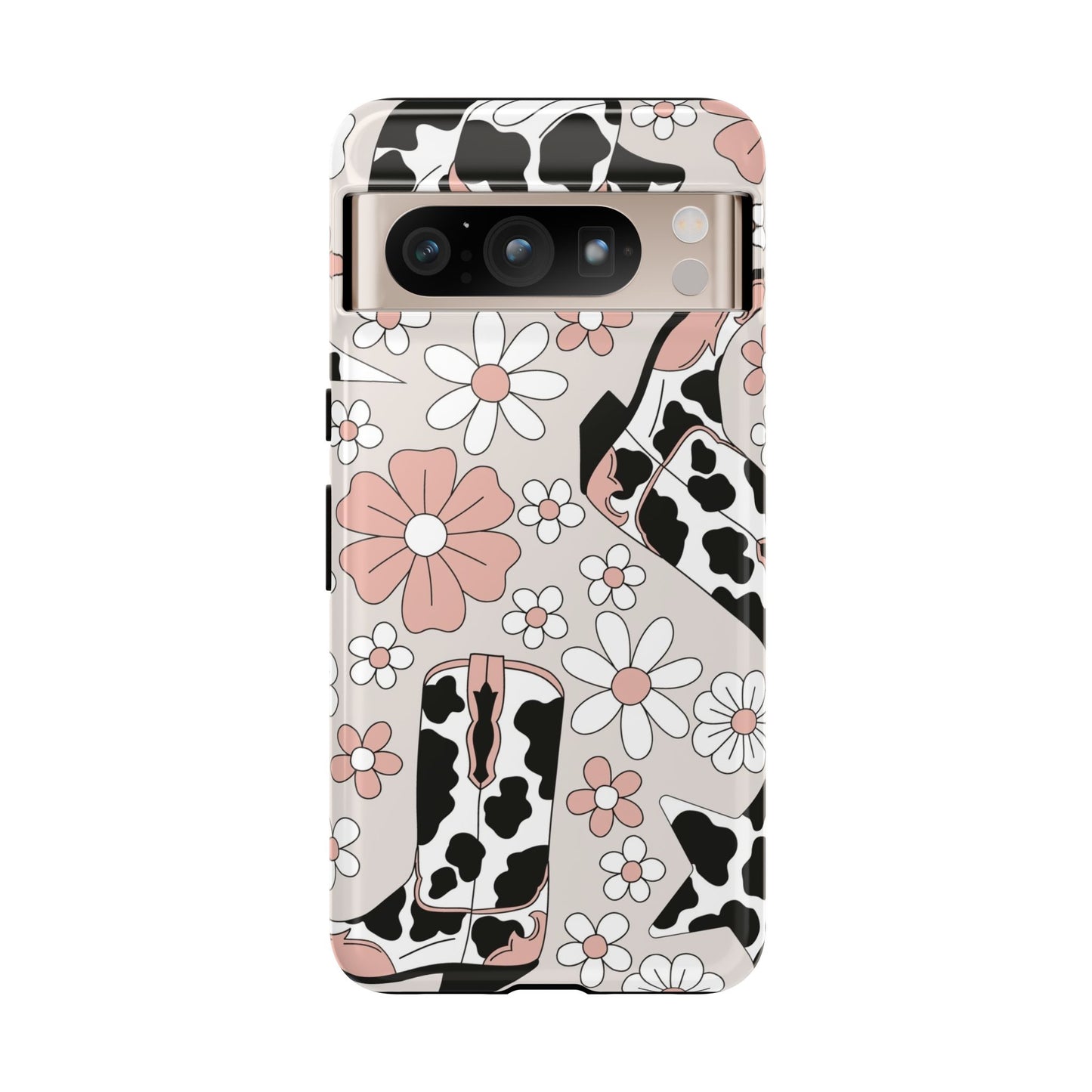 Western Flower Protective Phone Case for Google, Iphone and Samsung Phones
