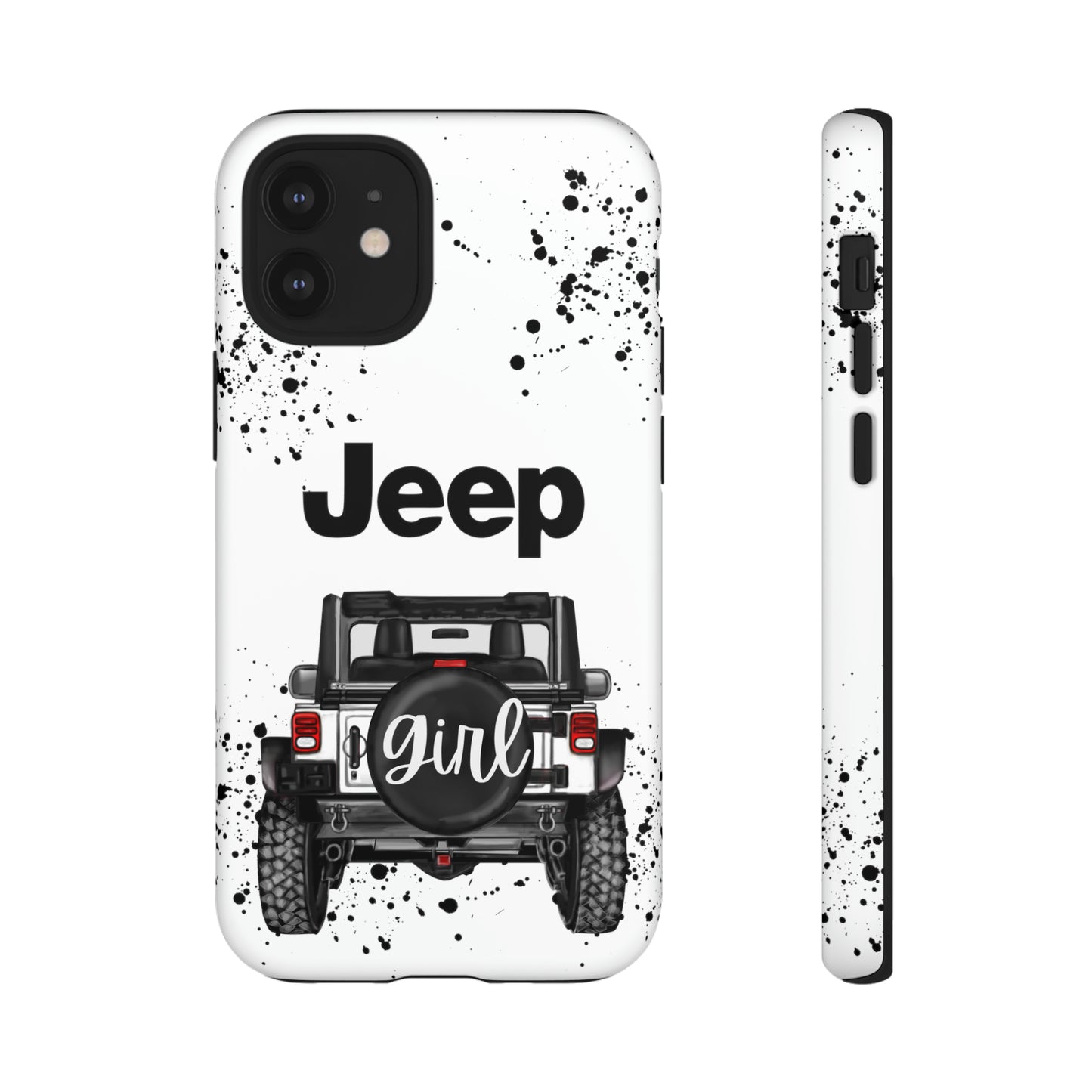 Off Road Girl White Protective Case for Iphone, Google and Samsung Phones