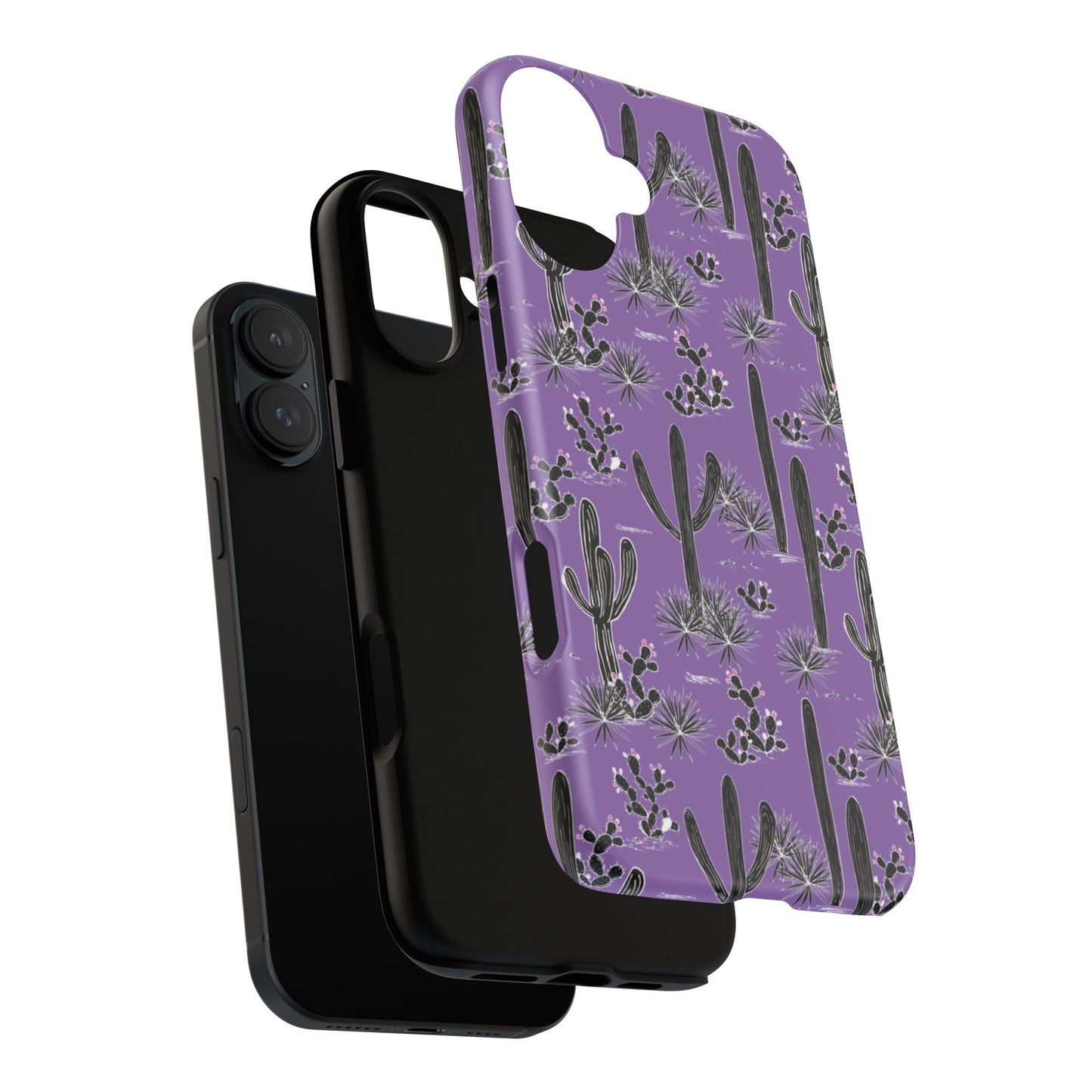 Purple Cactus Love Phone Case