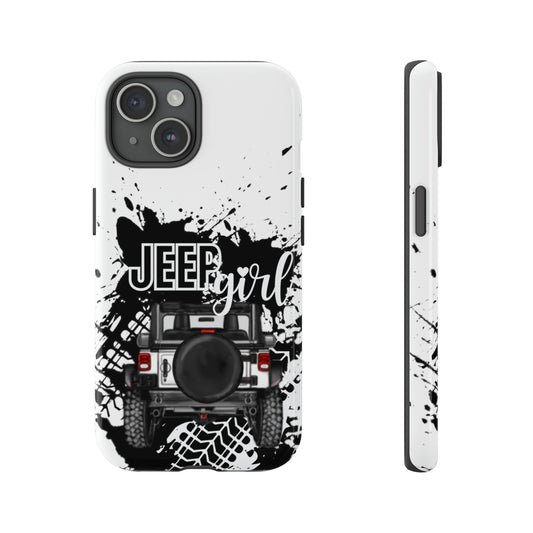 Off Road Girl White Tough Cases