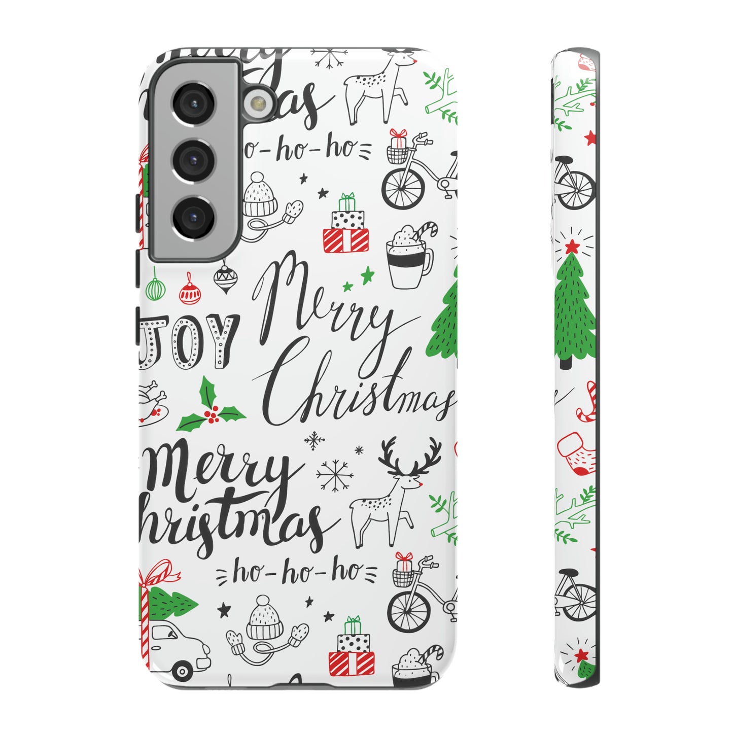 Merry Christmas Protective Phone Case for Iphone, Samsung and Google Phones