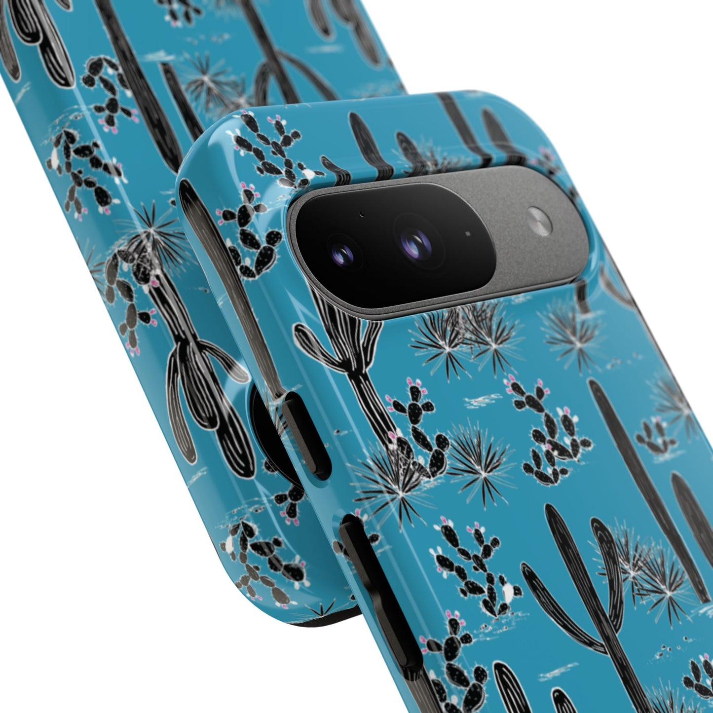 Turquoise Cactus Love Phone Case