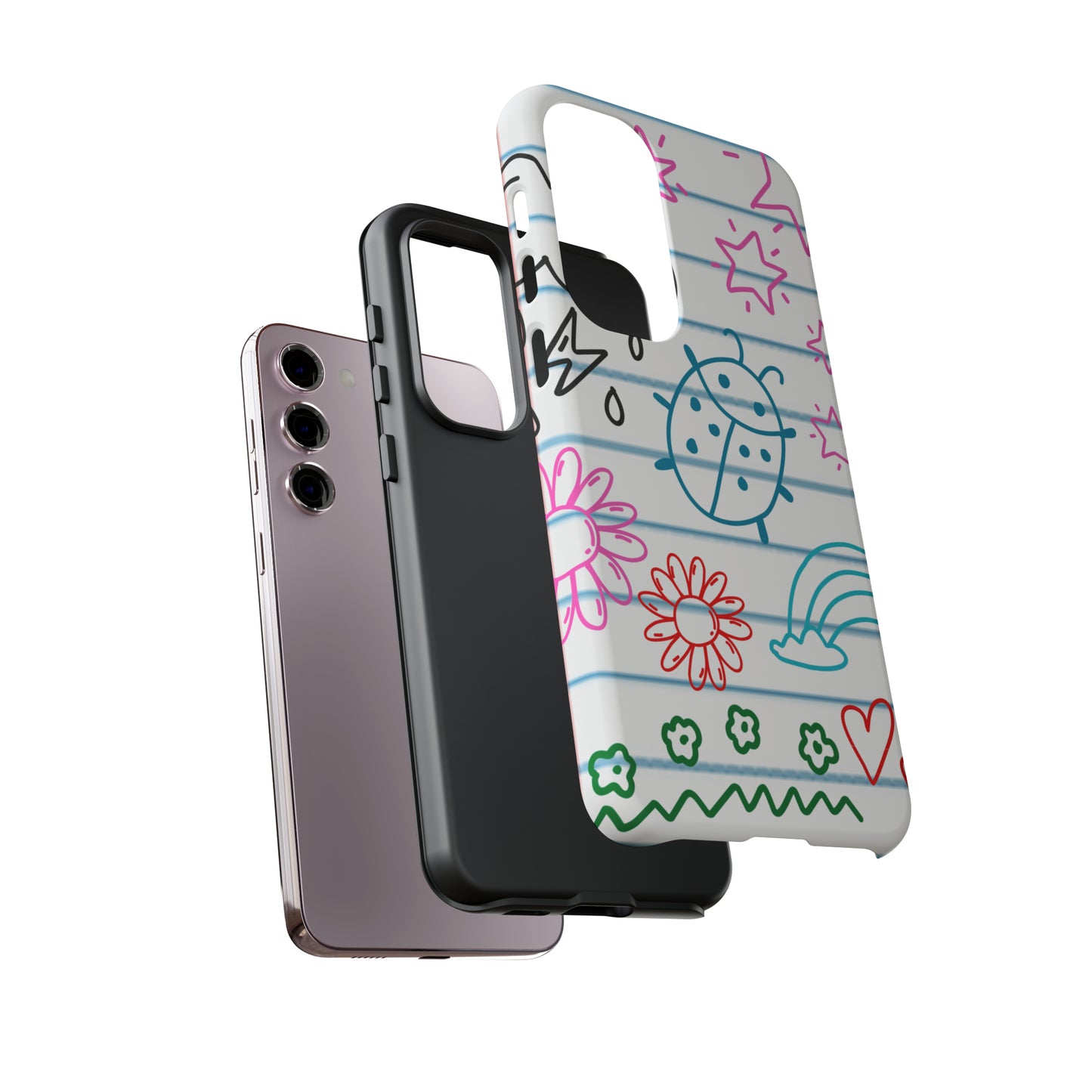 Kid Doodles Protective Phone Case for IPhone, Google and Samsung phones