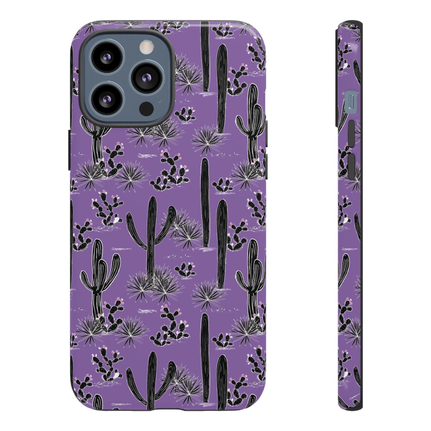 Purple Cactus Love Phone Case