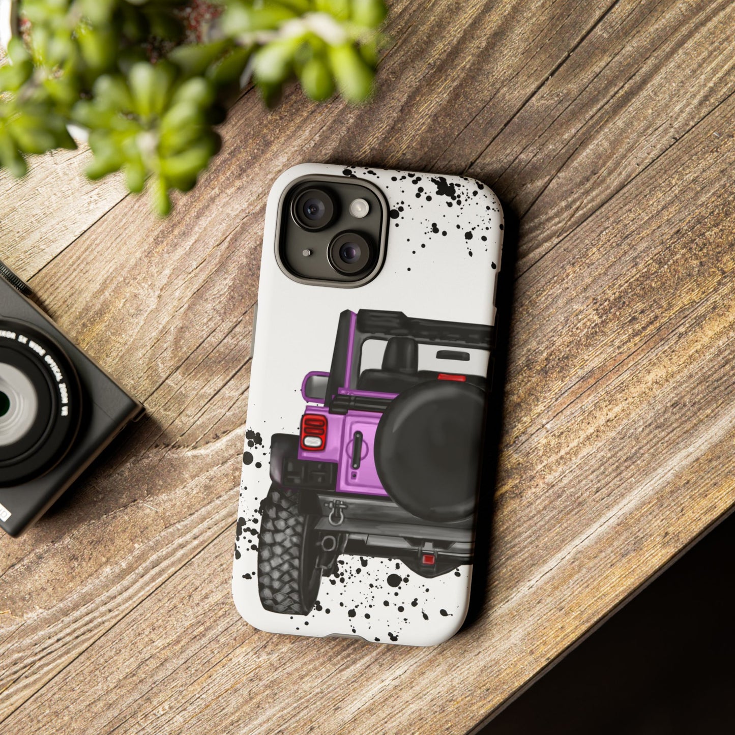 Off Road Life Pink/Light Purple Protective Case for Iphone, Google and Samsung