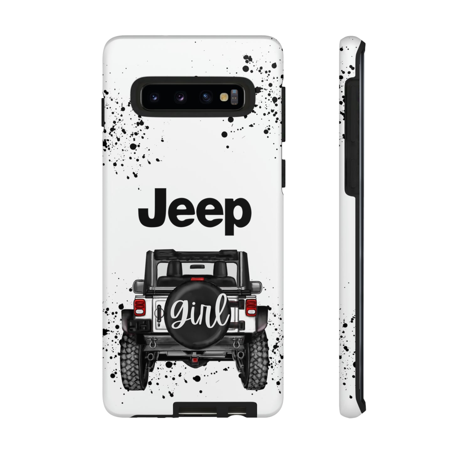 Off Road Girl White Protective Case for Iphone, Google and Samsung Phones