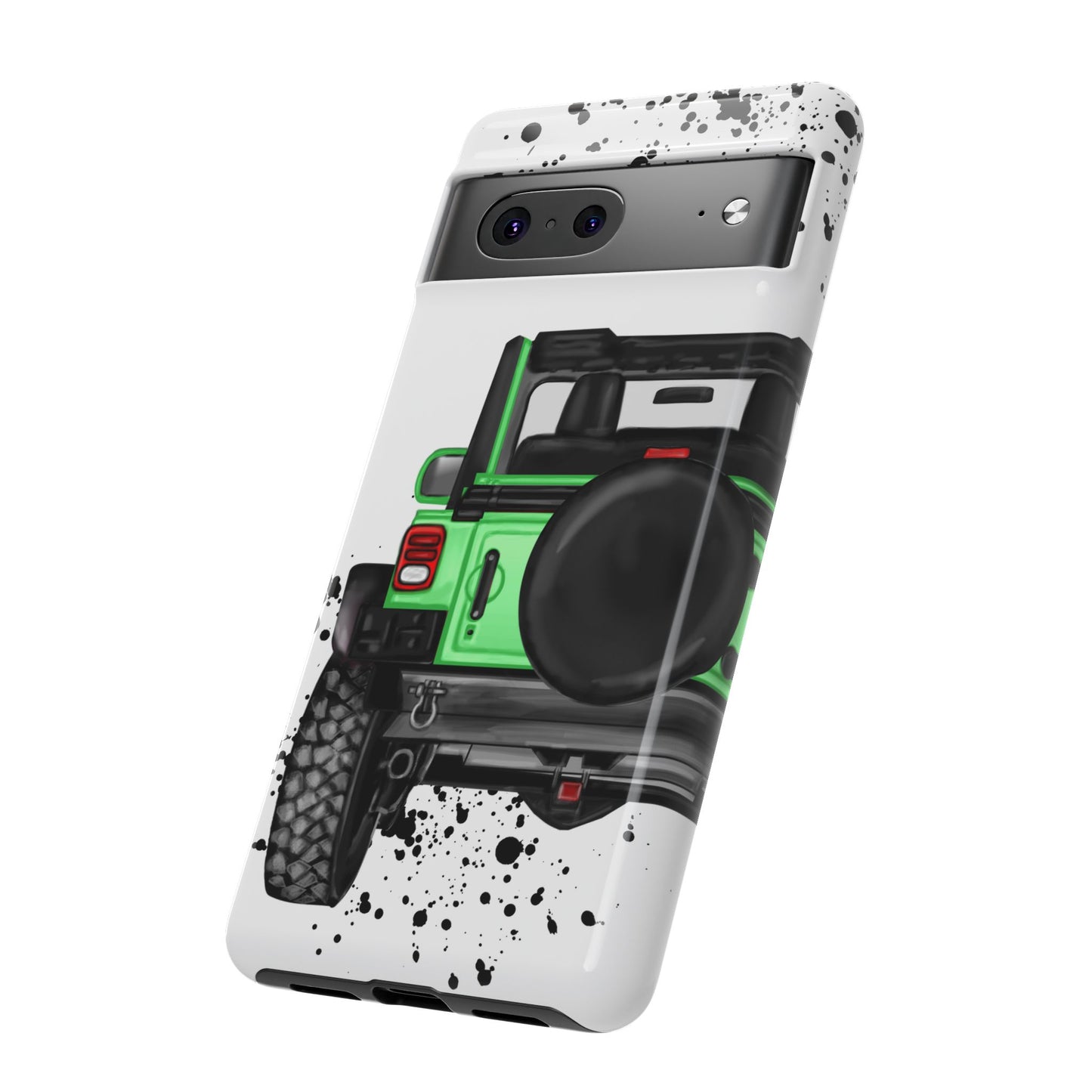 Off Road Life Green Protective Case for Iphone, Google and Samsung