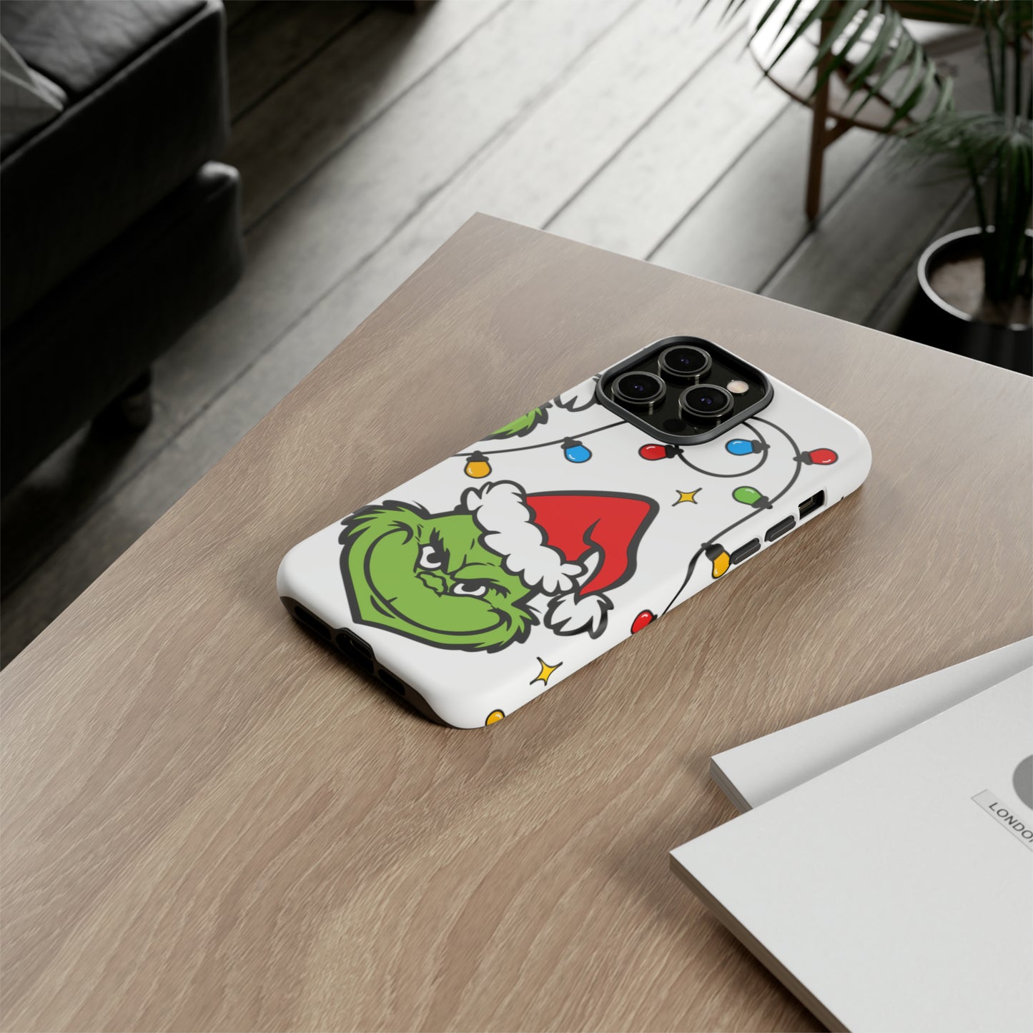 Grinchmas Lights Protective Case for IPhone, Samsung and Google Phones