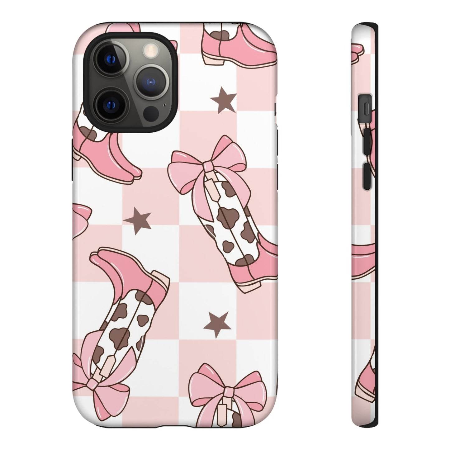 Cowboy Boots and Bows Protective Phone Case