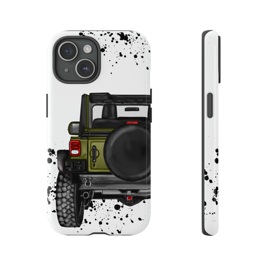 Off Road Life Army Green Protective Case for Iphone, Google and Samsung