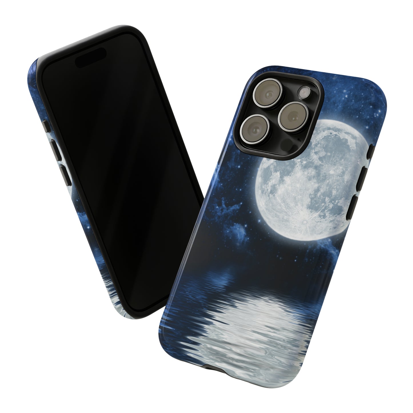 Moon Reflection Protective Phone Case for IPhone, Google and Samsung Phones