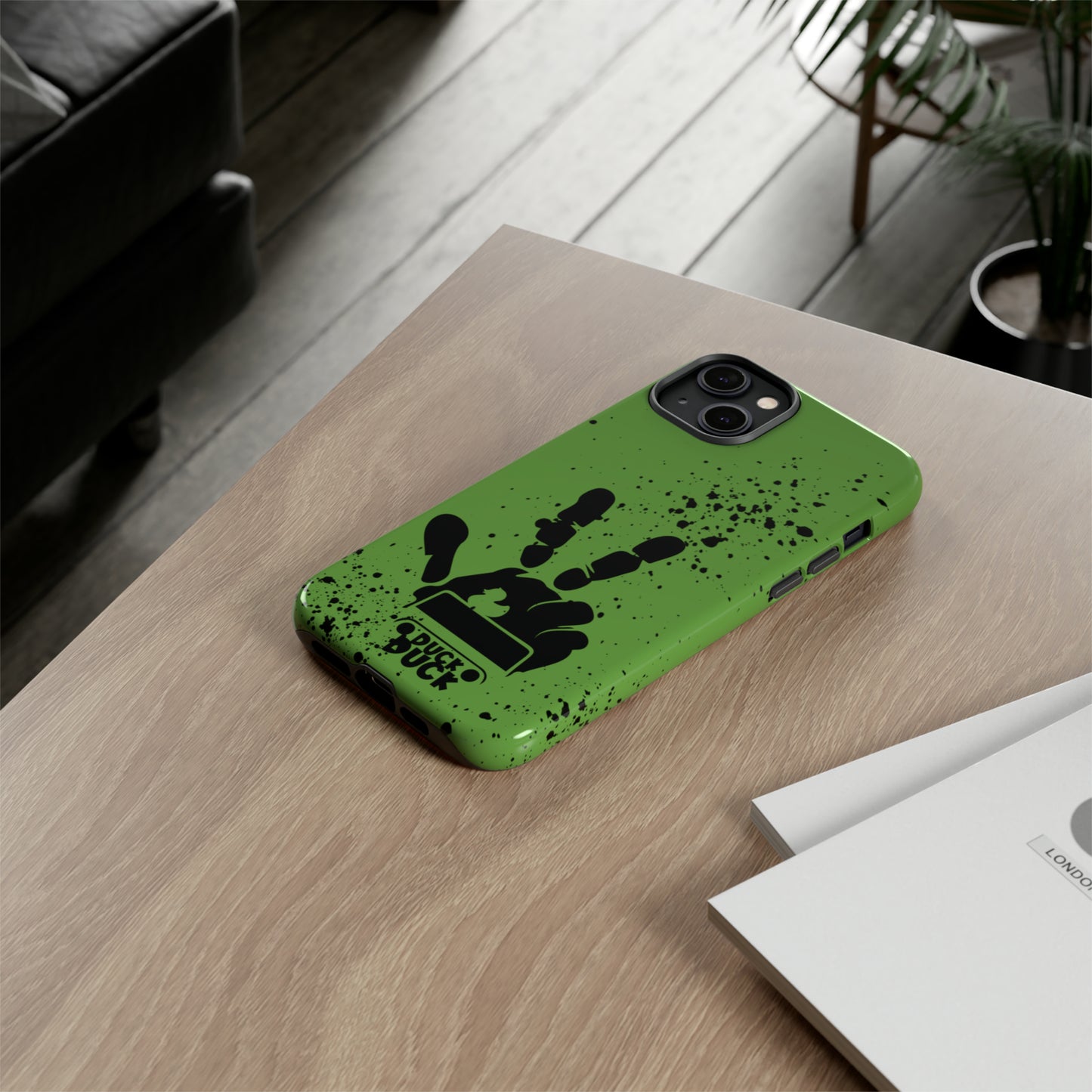 Duck Duck Green Protective Phone Case for IPhone, Samsung and Google Phones