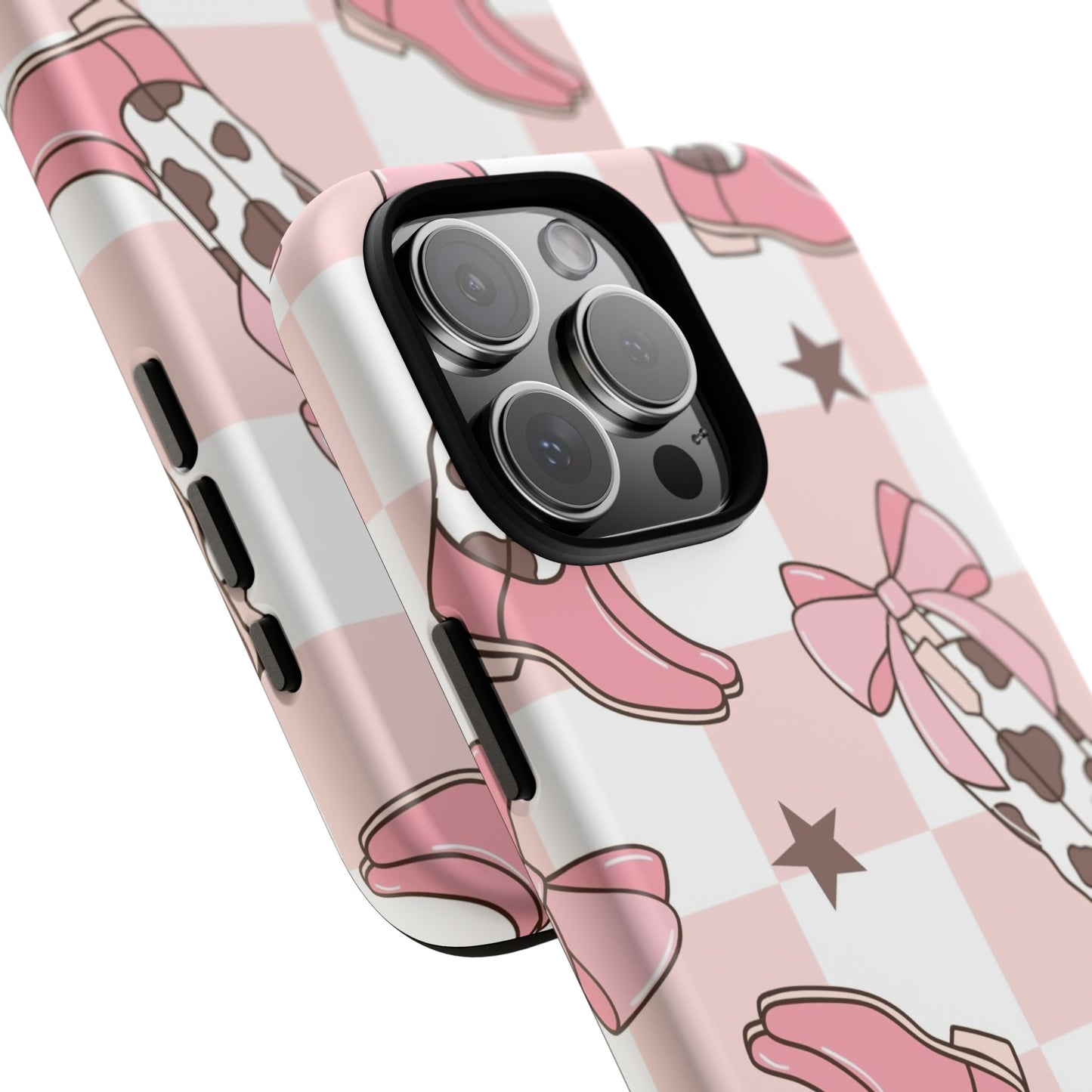 Cowboy Boots and Bows Protective Phone Case