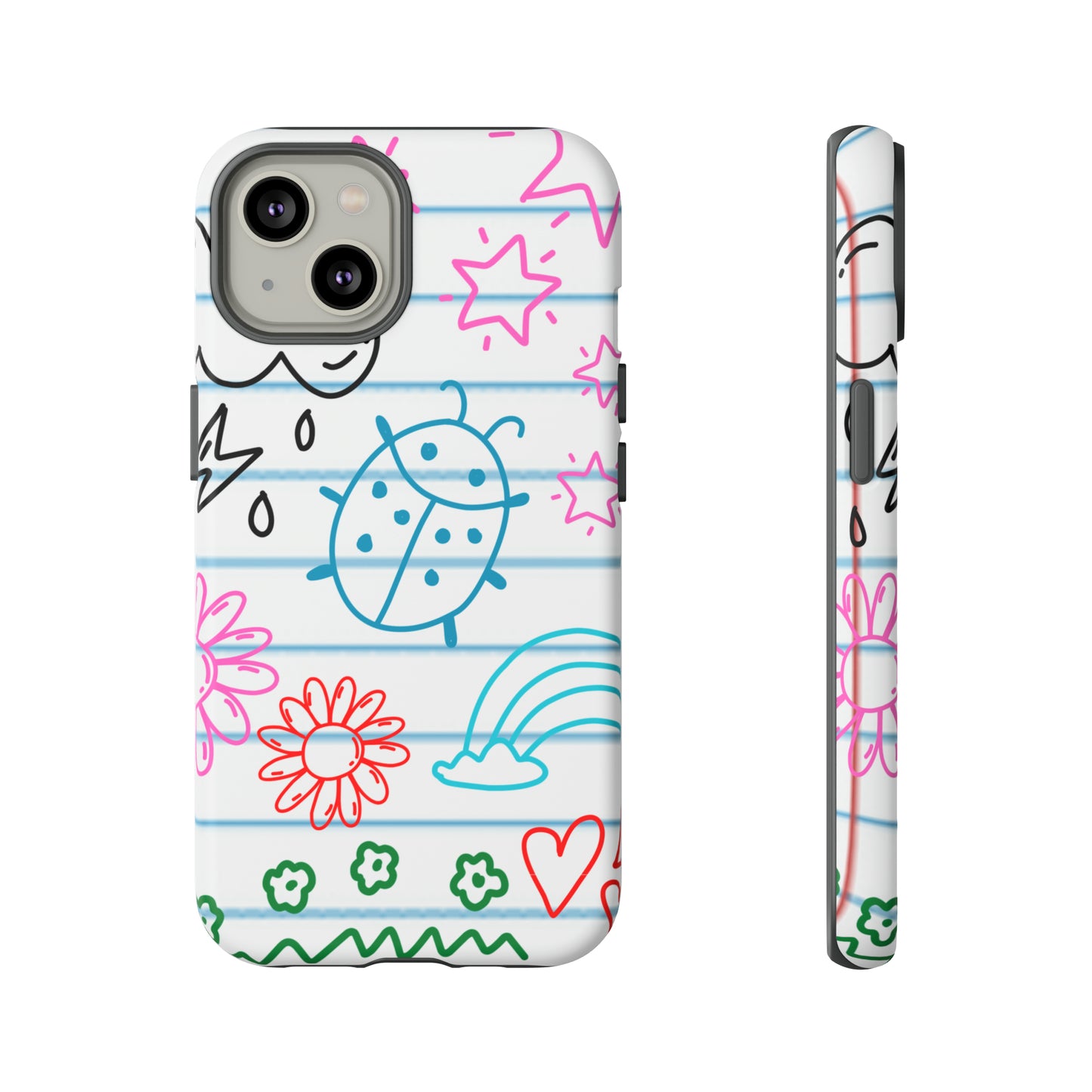 Kid Doodles Protective Phone Case for IPhone, Google and Samsung phones