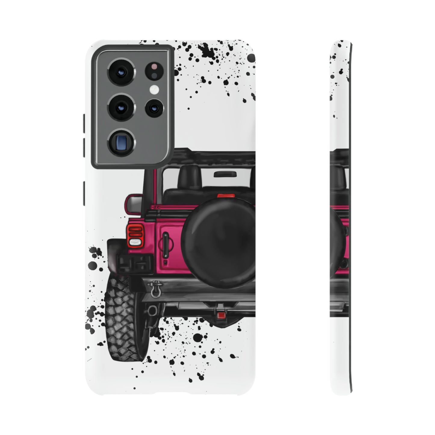 Off Road Life Dark Pink Protective Case for Iphone, Google and Samsung