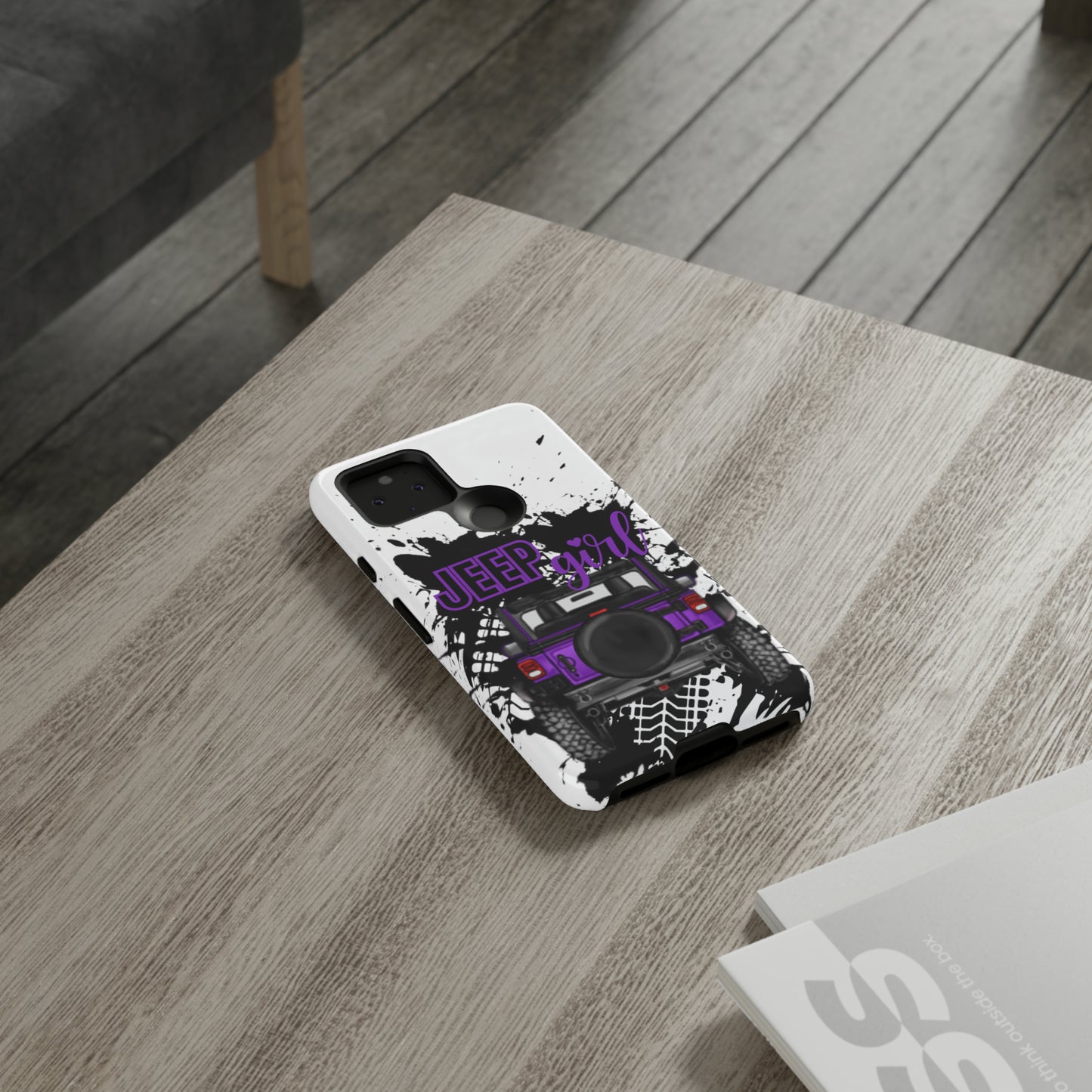 Off Road Girl Purple Tough Cases