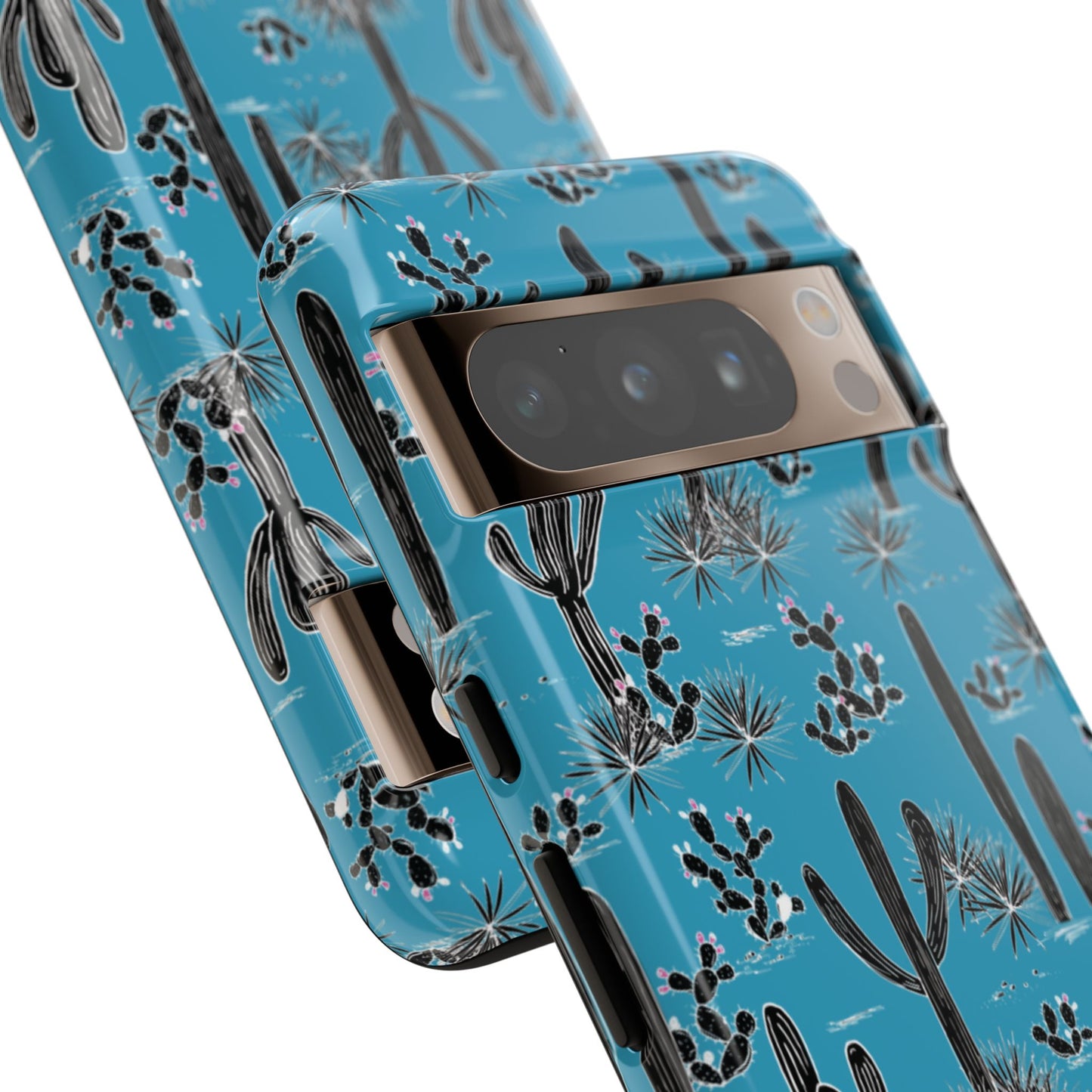 Turquoise Cactus Love Phone Case