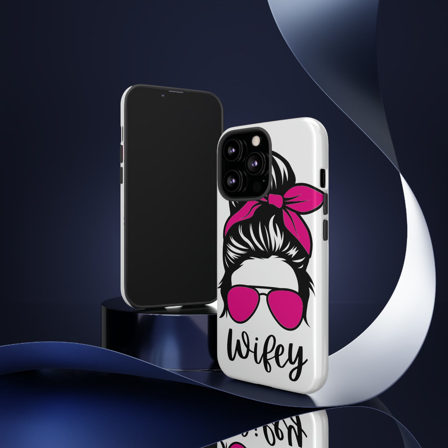 Pink Wifey Protective Case for IPhone, Samsung and Google