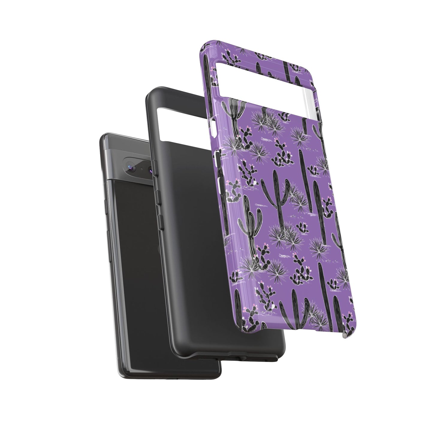 Purple Cactus Love Phone Case