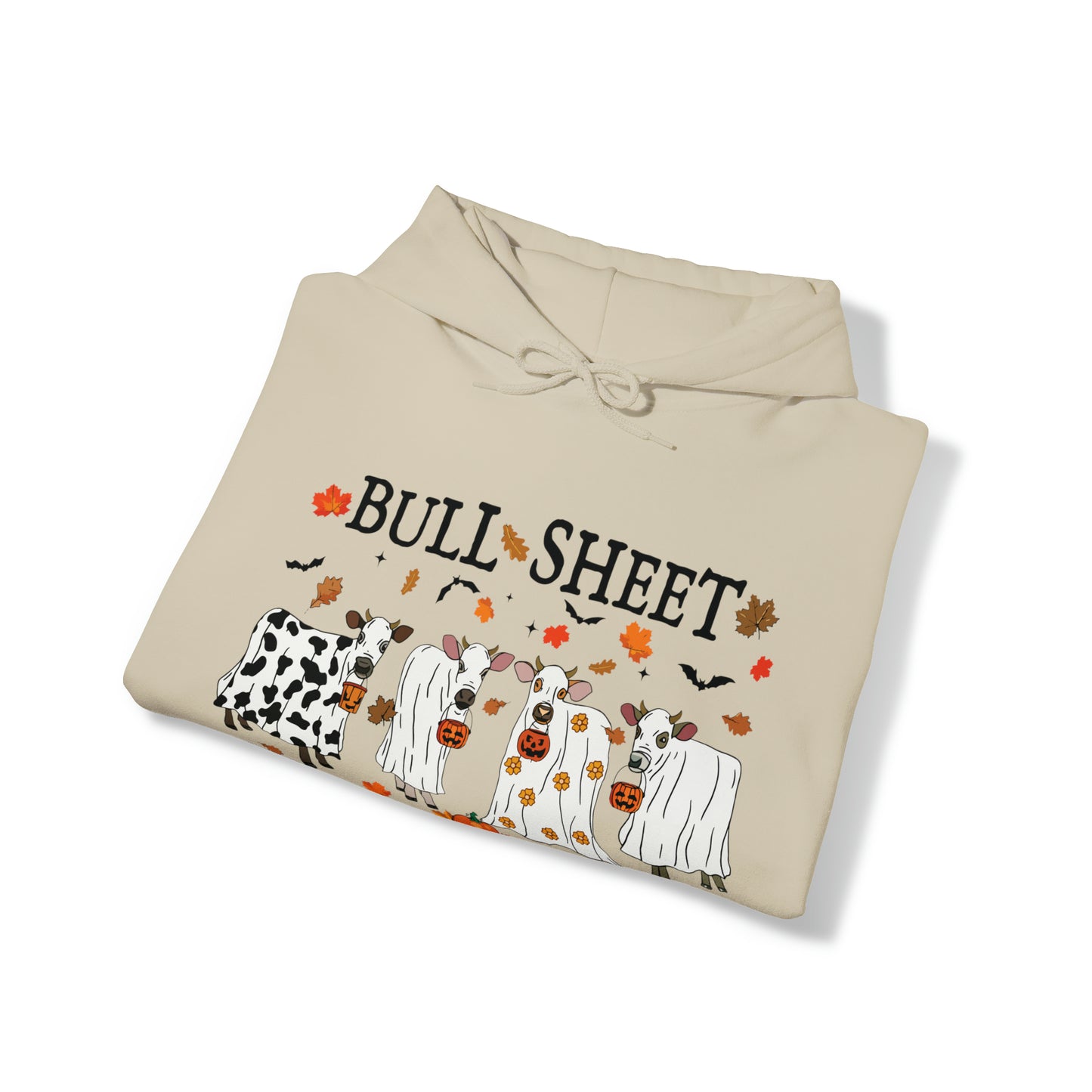 Bull Sheet Cow Ghost Unisex Heavy Blend™ Hooded Sweatshirt