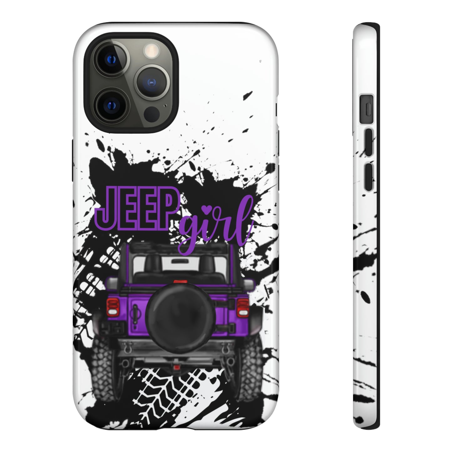 Off Road Girl Purple Tough Cases