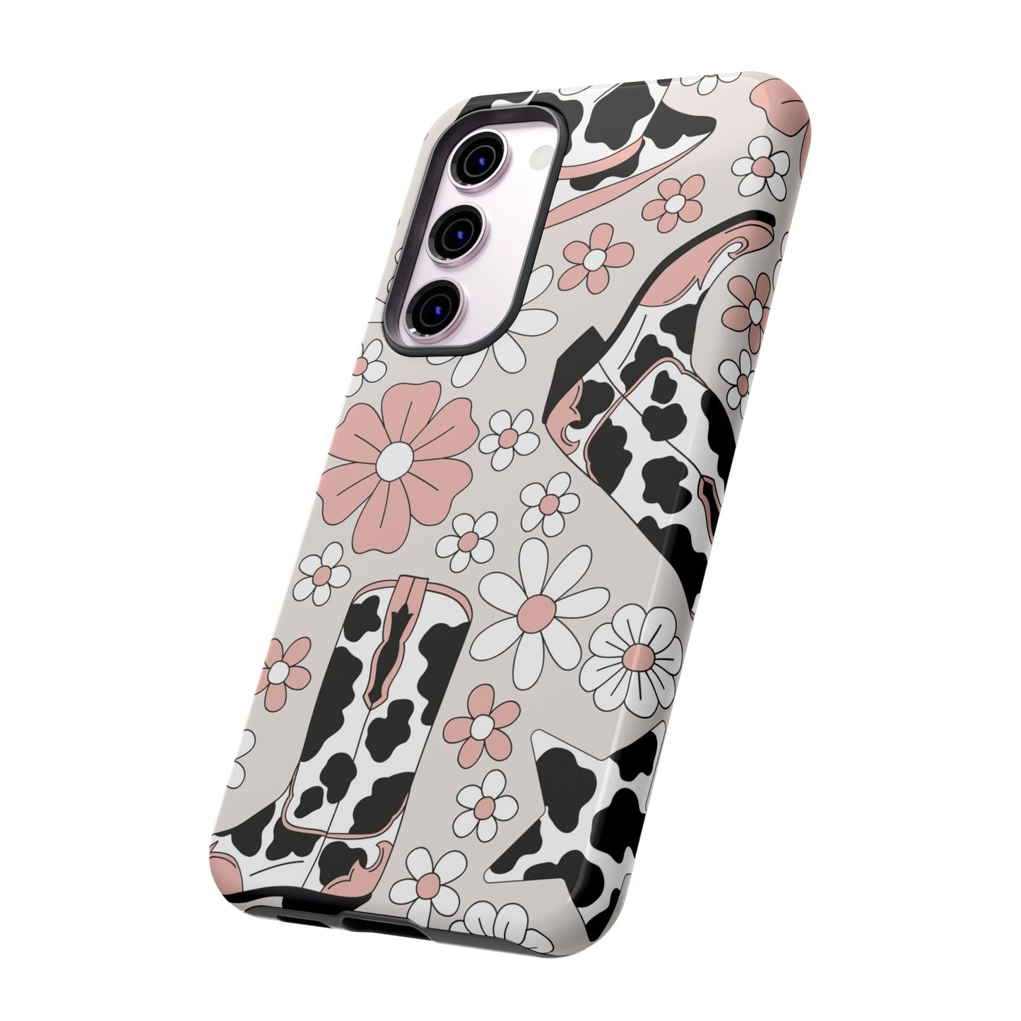 Western Flower Protective Phone Case for Google, Iphone and Samsung Phones