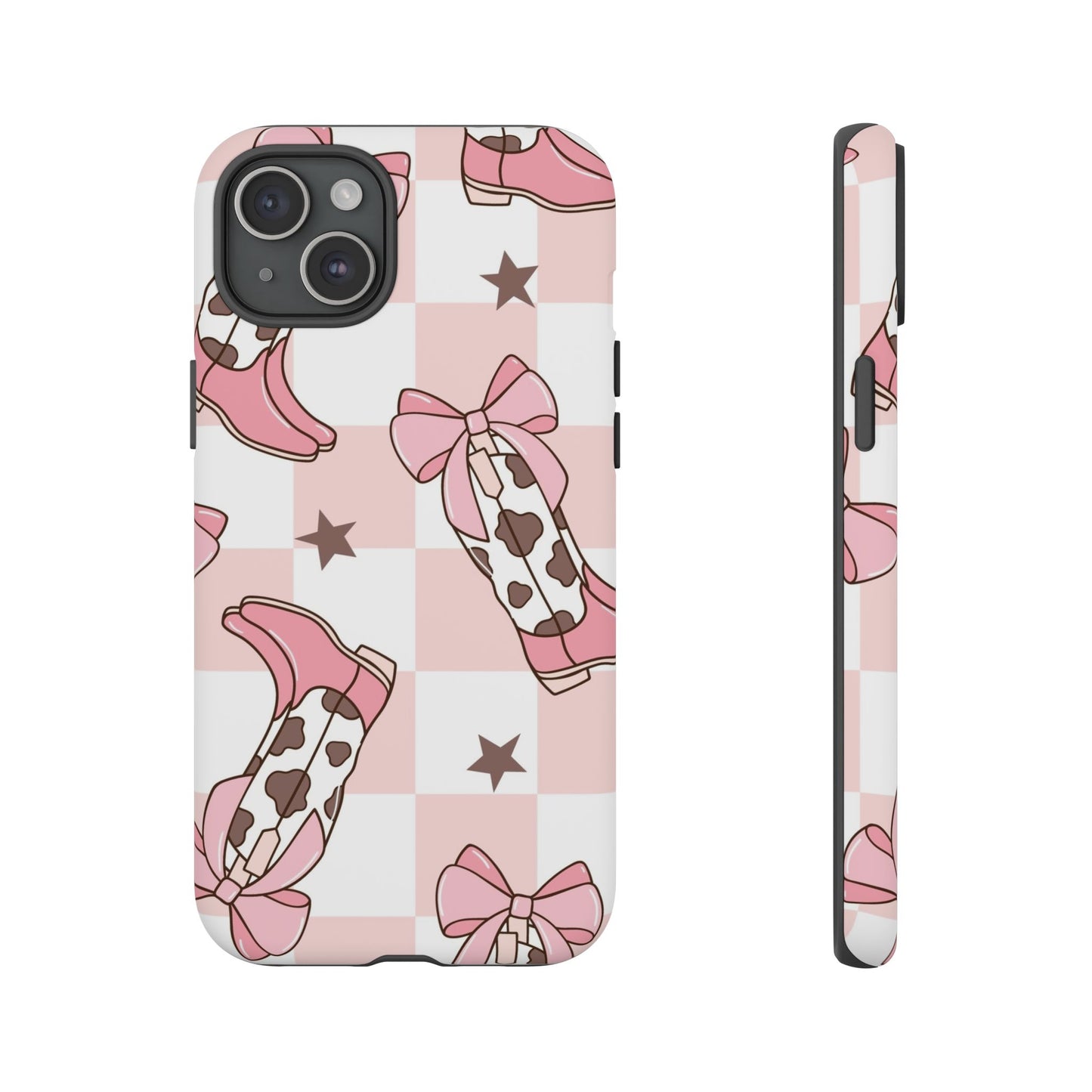 Cowboy Boots and Bows Protective Phone Case