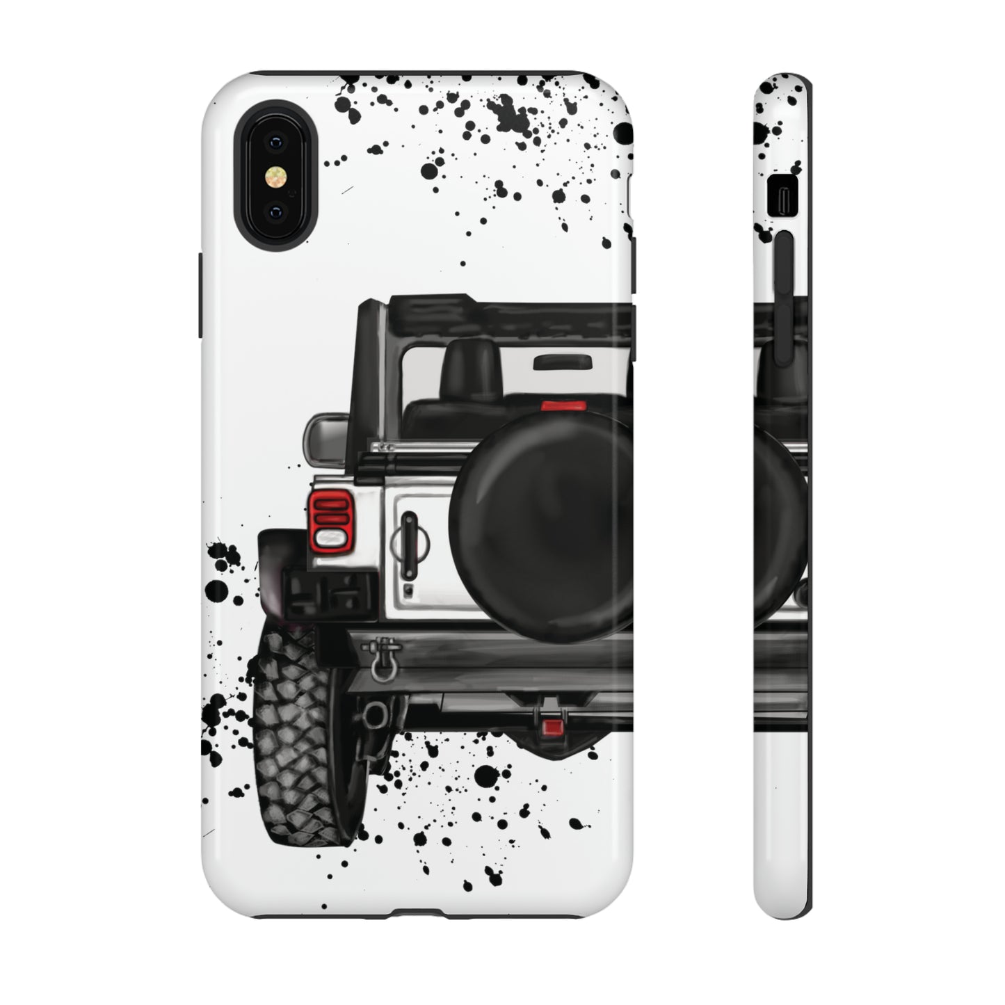 Off Road Life White Protective Case for Iphone, Google and Samsung