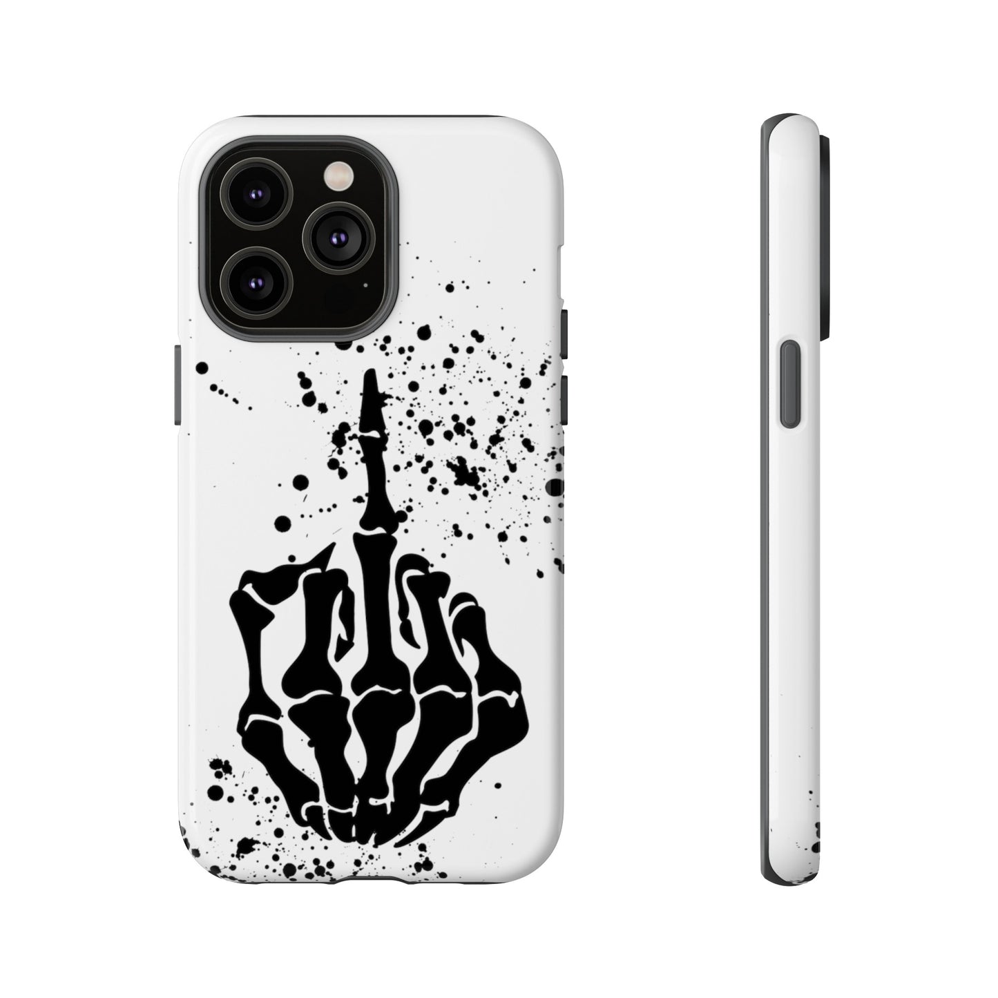 Skeleton, Finger Protective Case for Iphone, a Google and Samsung phones