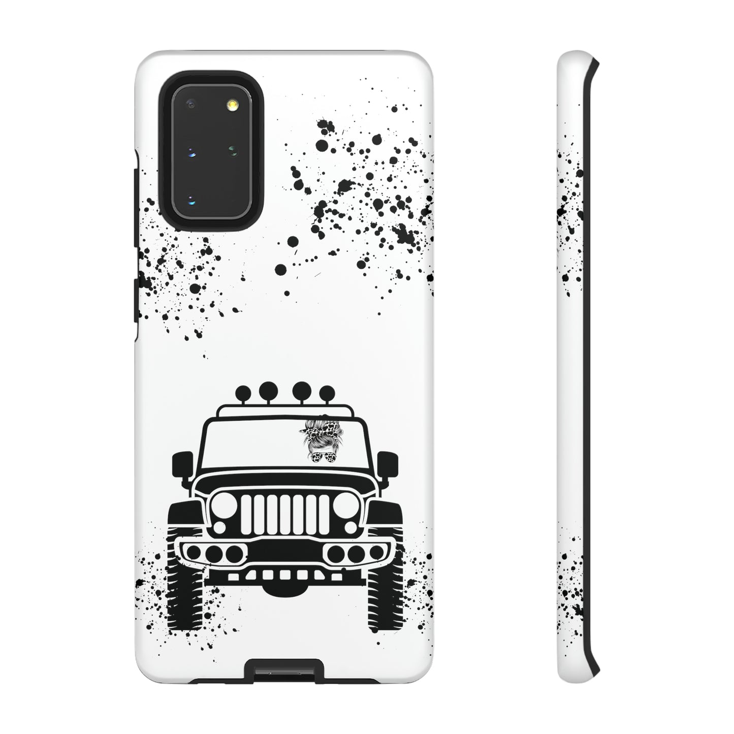 Off Road Girl Cow Print Shades Protective Phone Case for Iphone, Samsung and Google Phones
