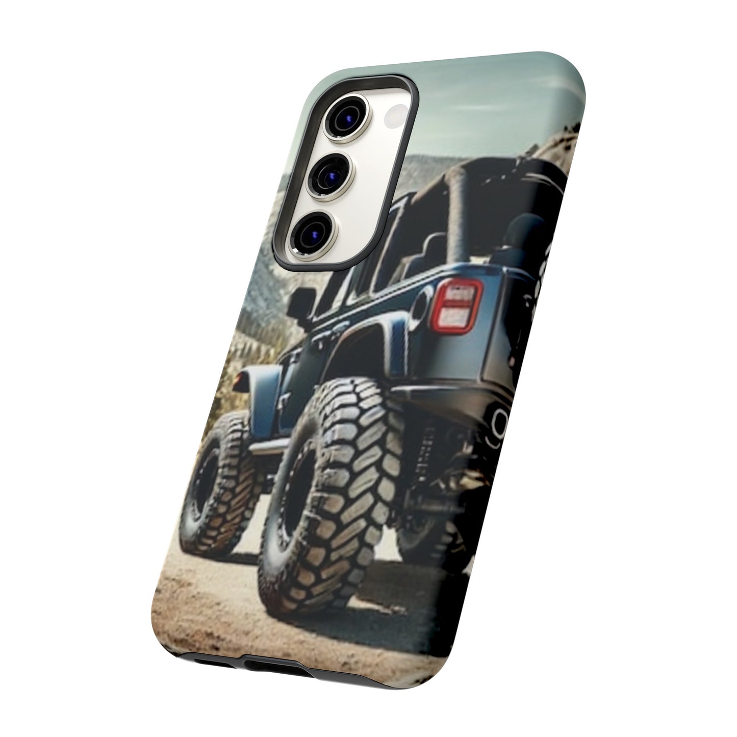 Blue Jeep Protective Phone Case