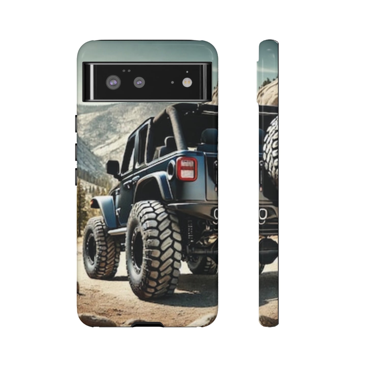 Blue Jeep Protective Phone Case