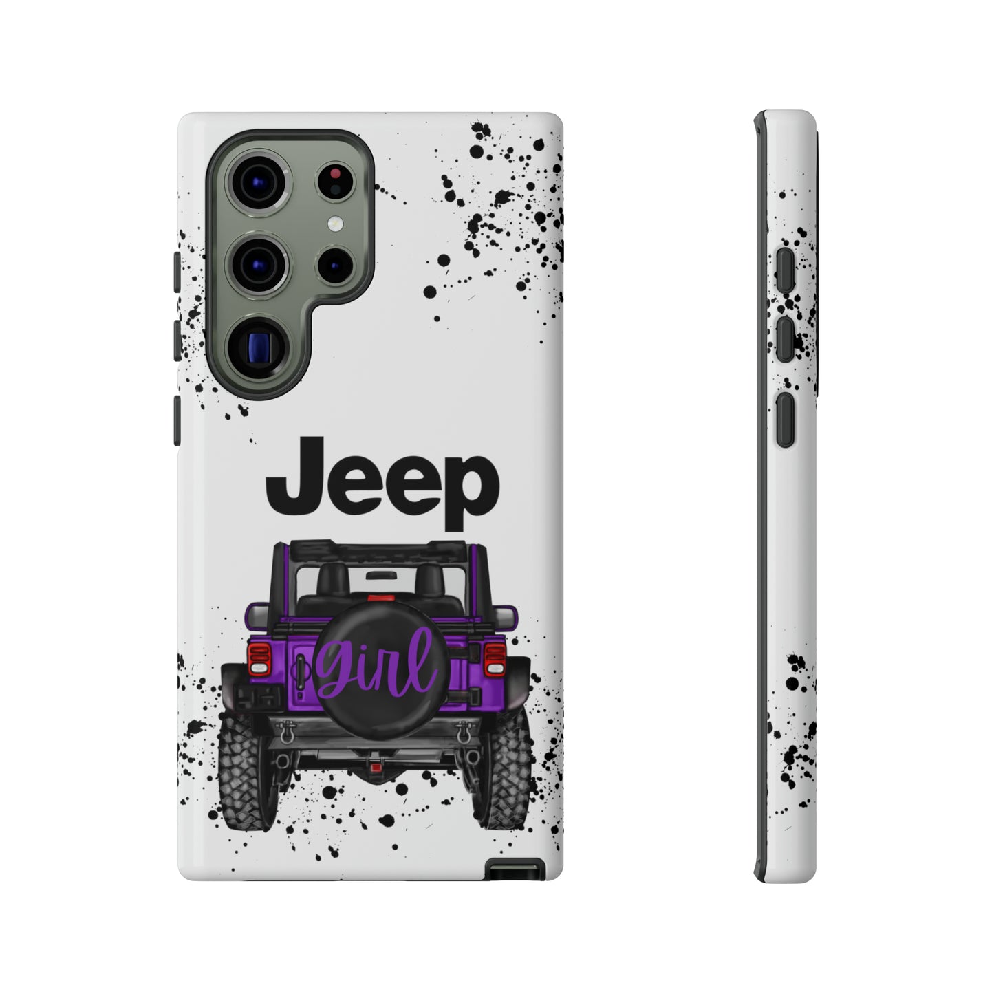 Off Road Girl Dark Purple Protective Case for Iphone, Google and Samsung Phones