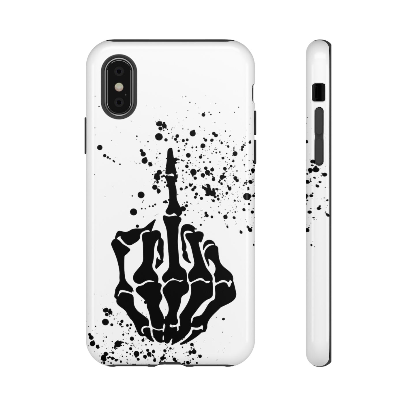 Skeleton, Finger Protective Case for Iphone, a Google and Samsung phones