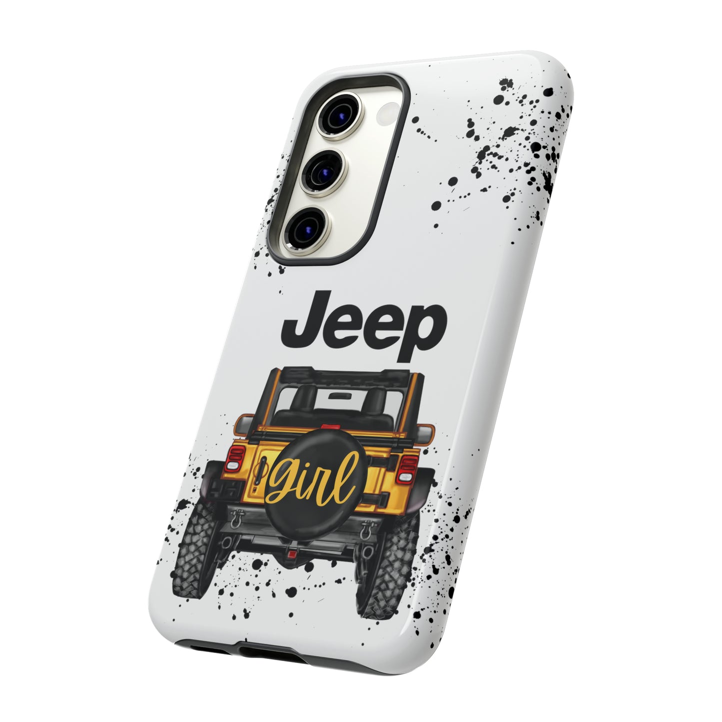 Off Road Girl Yellow Protective Case for Iphone, Google and Samsung Phones