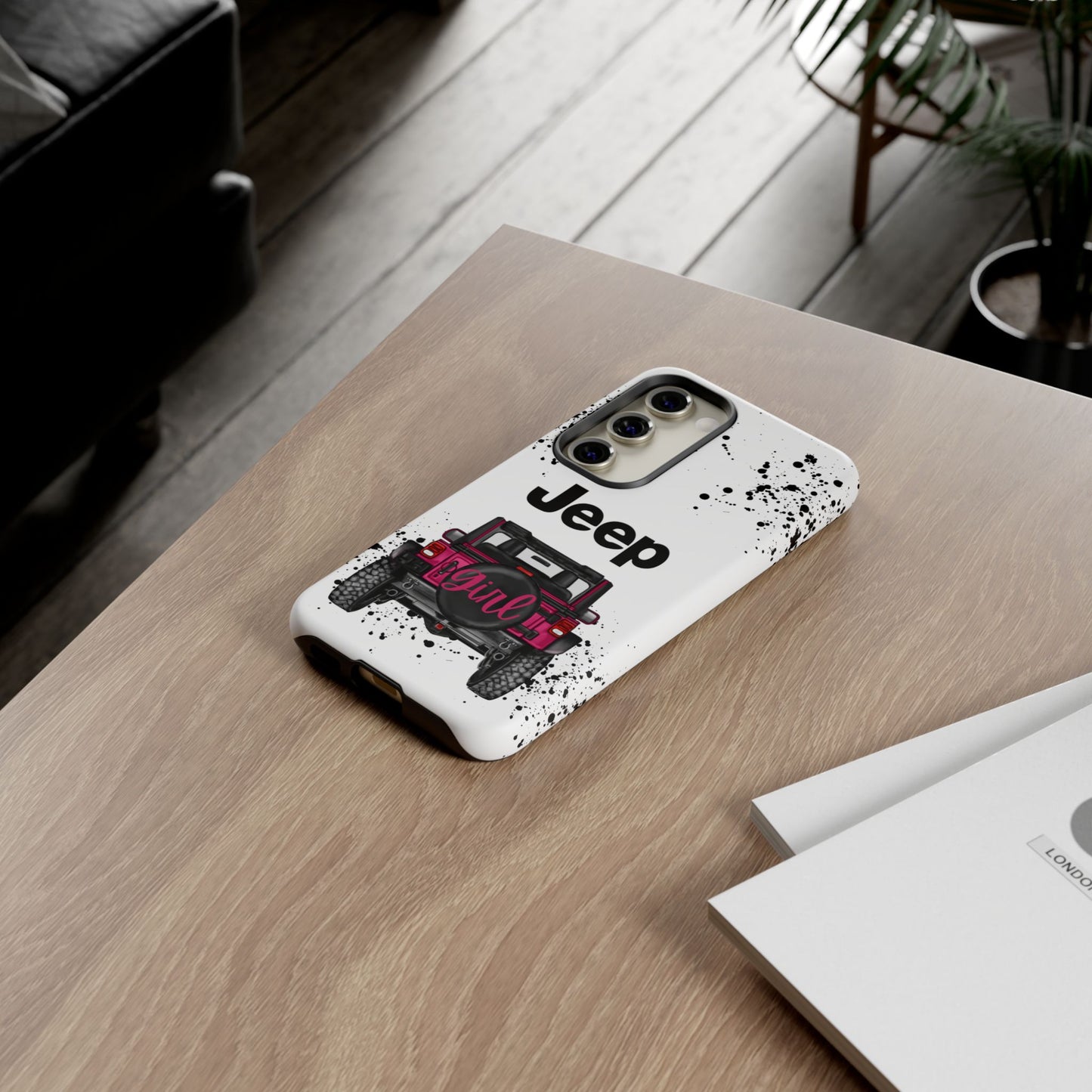 Off Road Girl Red Protective Case for Iphone, Google and Samsung Phones