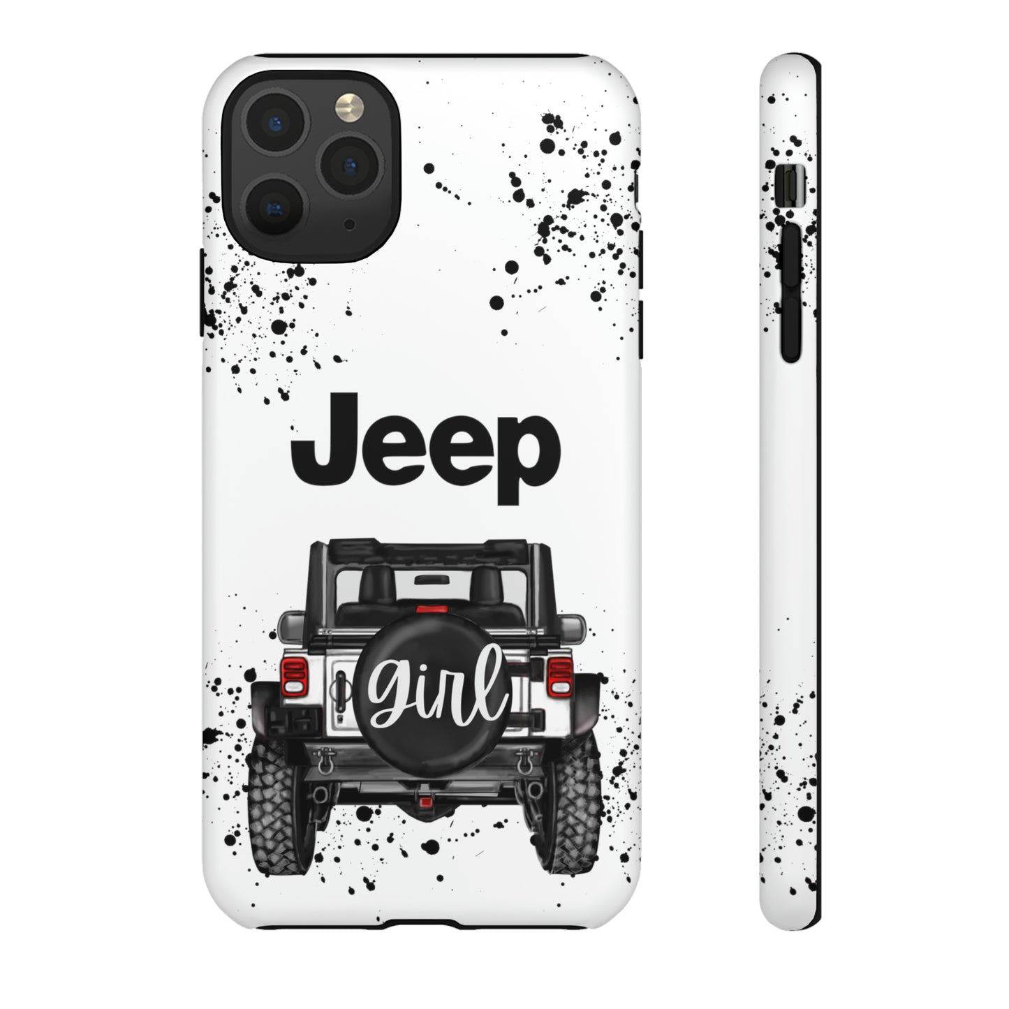 Off Road Girl White Protective Case for Iphone, Google and Samsung Phones