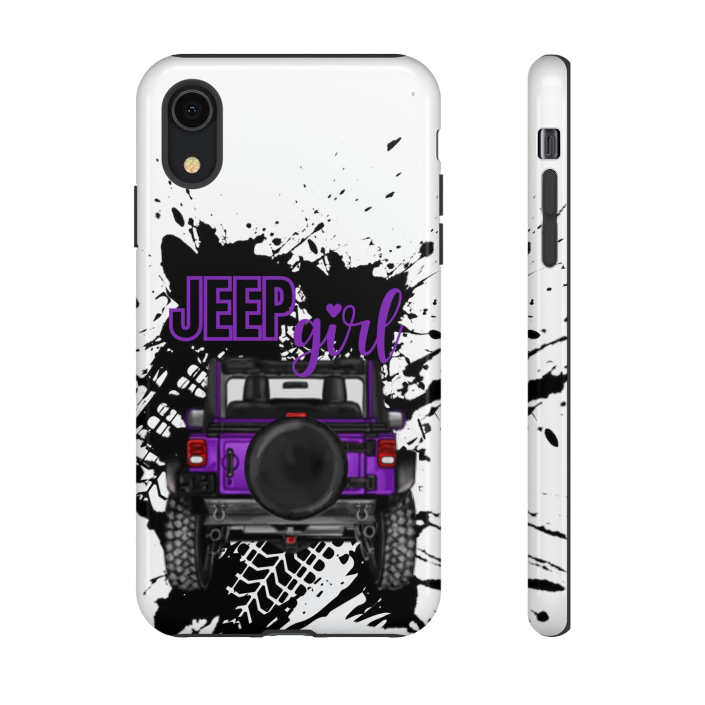 Off Road Girl Purple Tough Cases