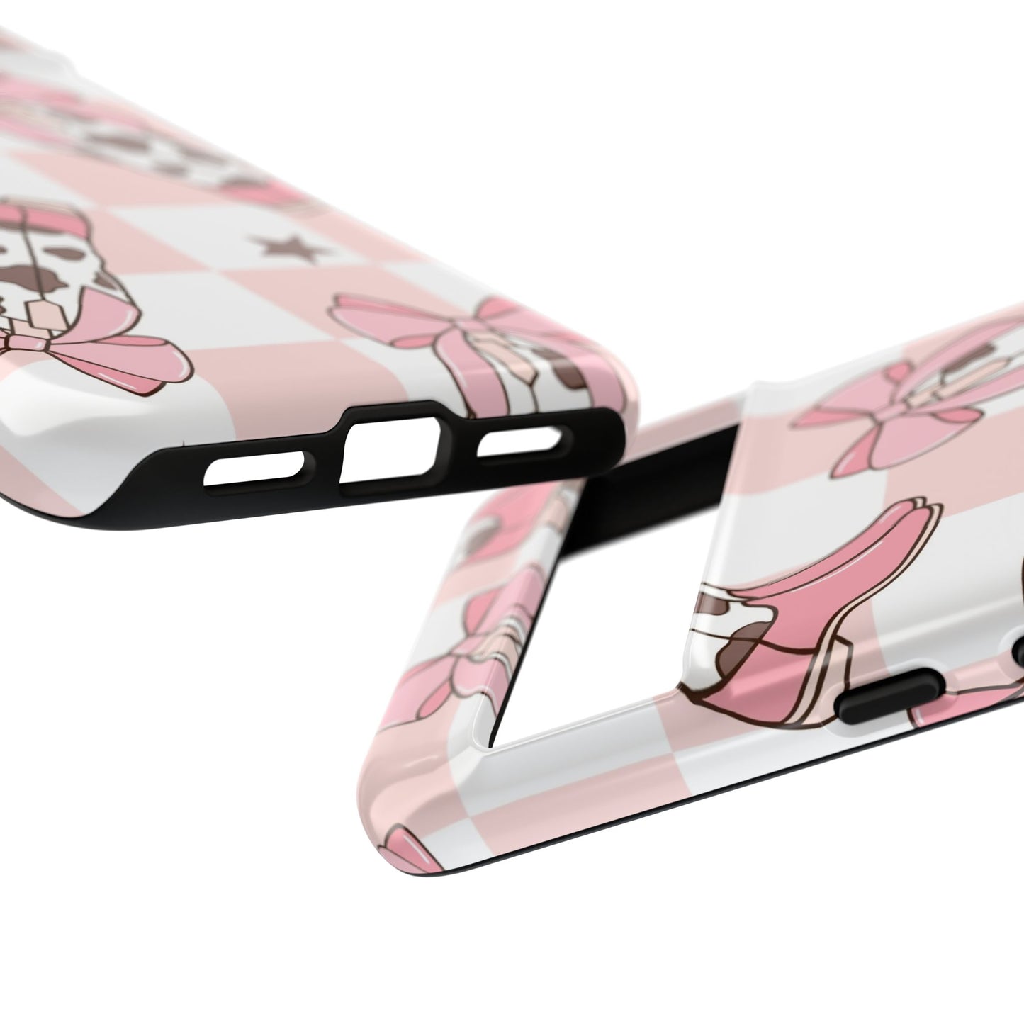 Cowboy Boots and Bows Protective Phone Case