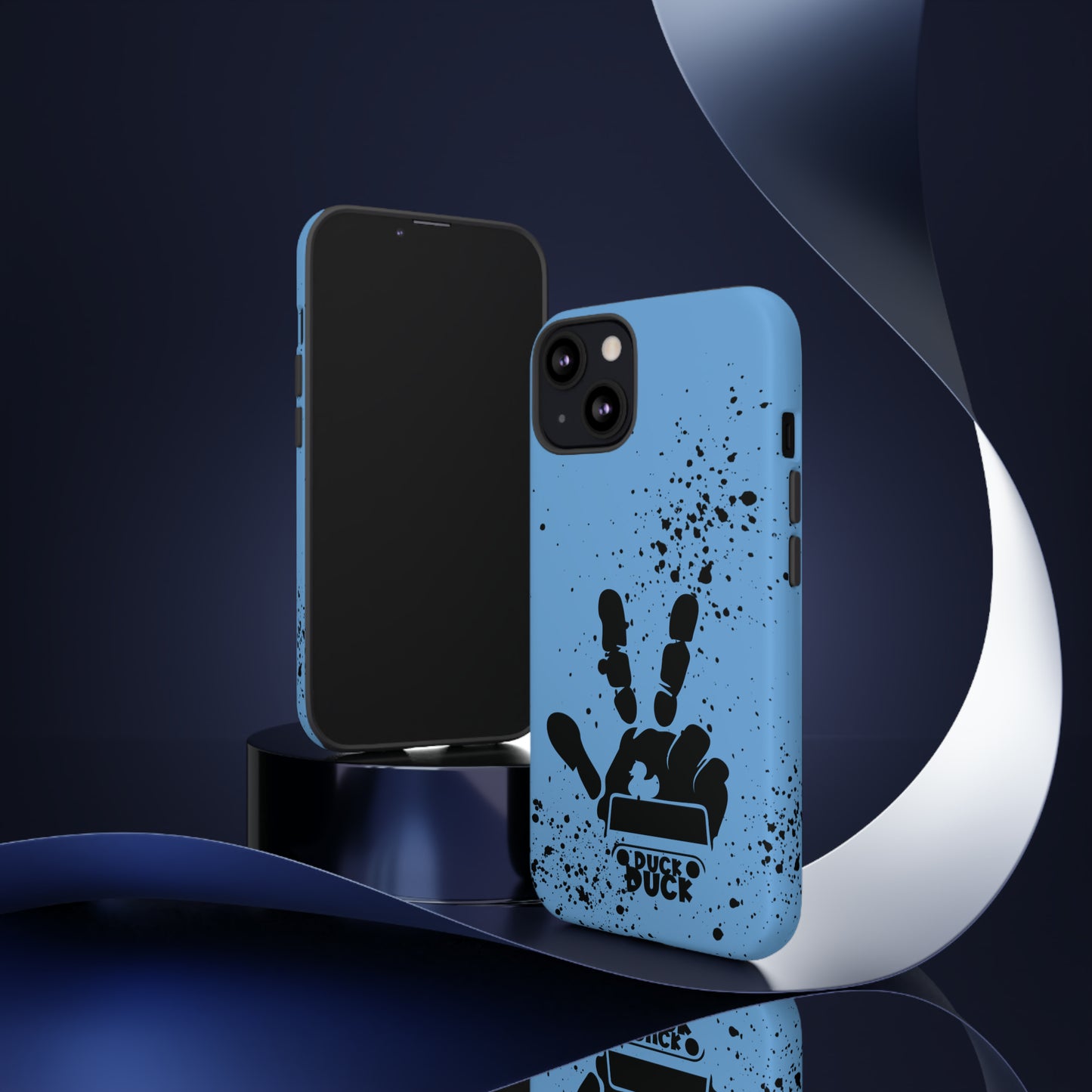 Duck Duck Blue Protective Phone Case for IPhone, Samsung and Google Phones