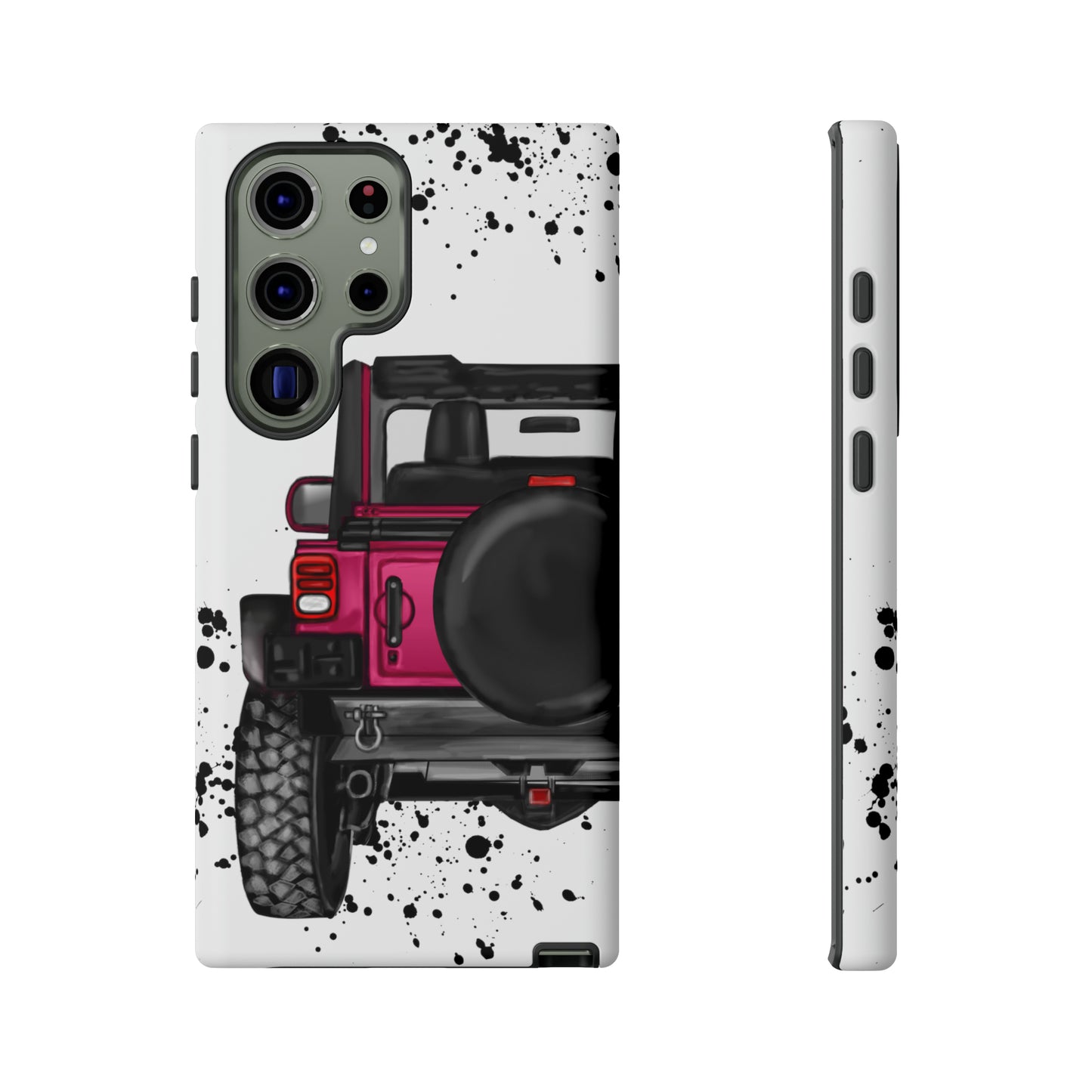 Off Road Life Dark Pink Protective Case for Iphone, Google and Samsung