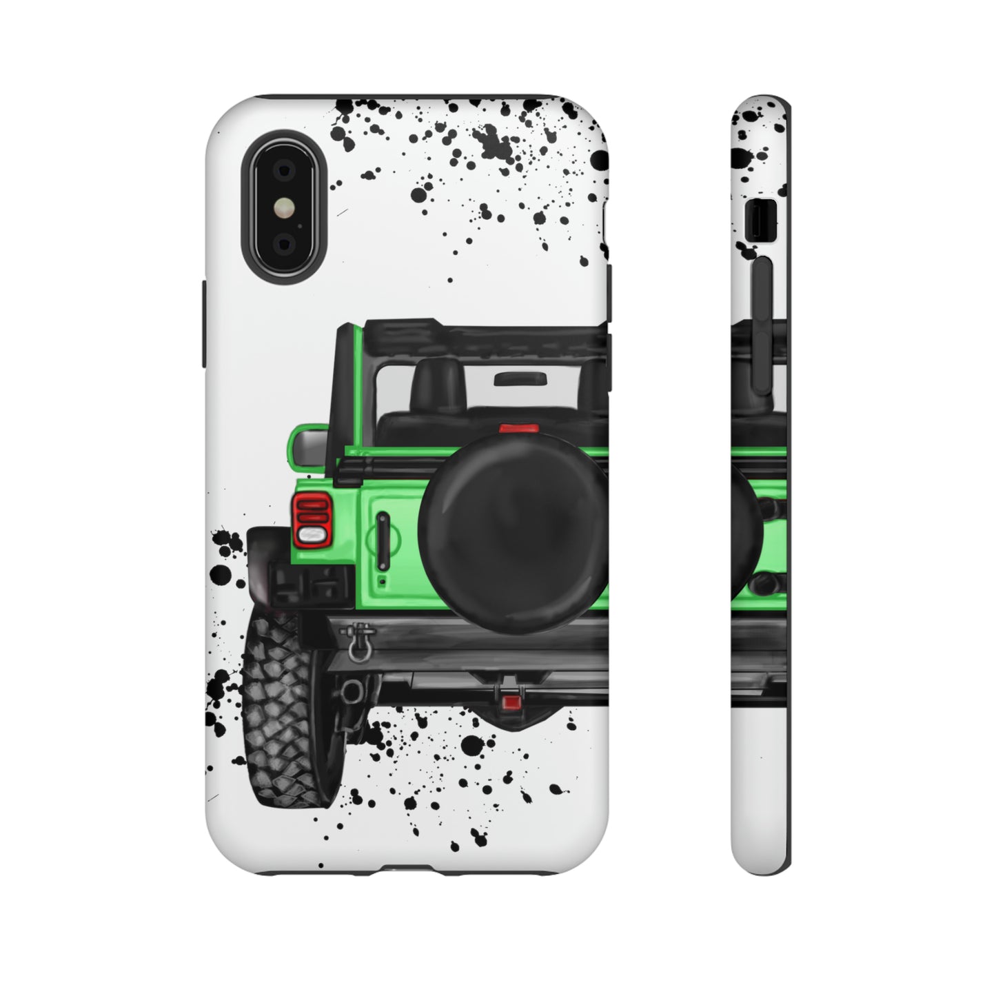 Off Road Life Green Protective Case for Iphone, Google and Samsung