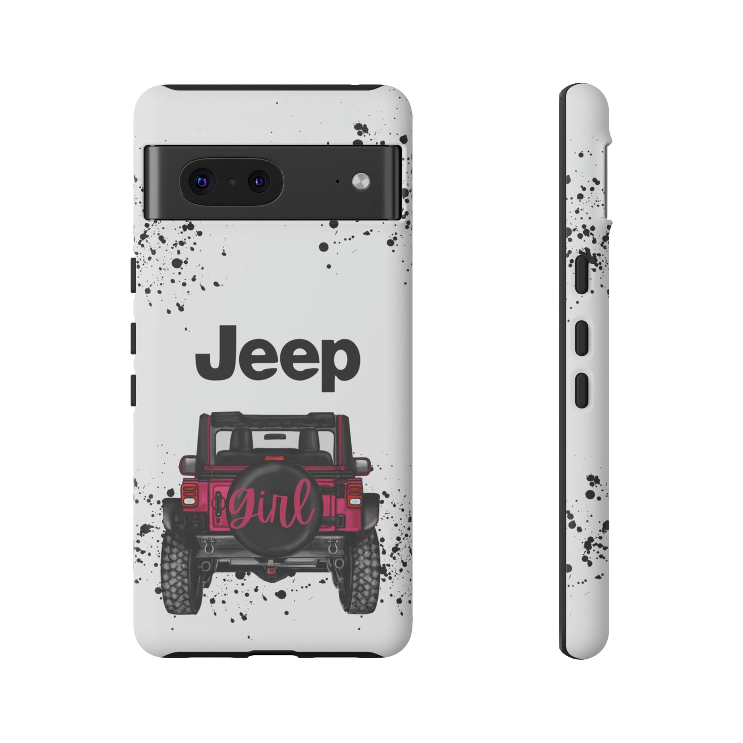 Off Road Girl Red Protective Case for Iphone, Google and Samsung Phones