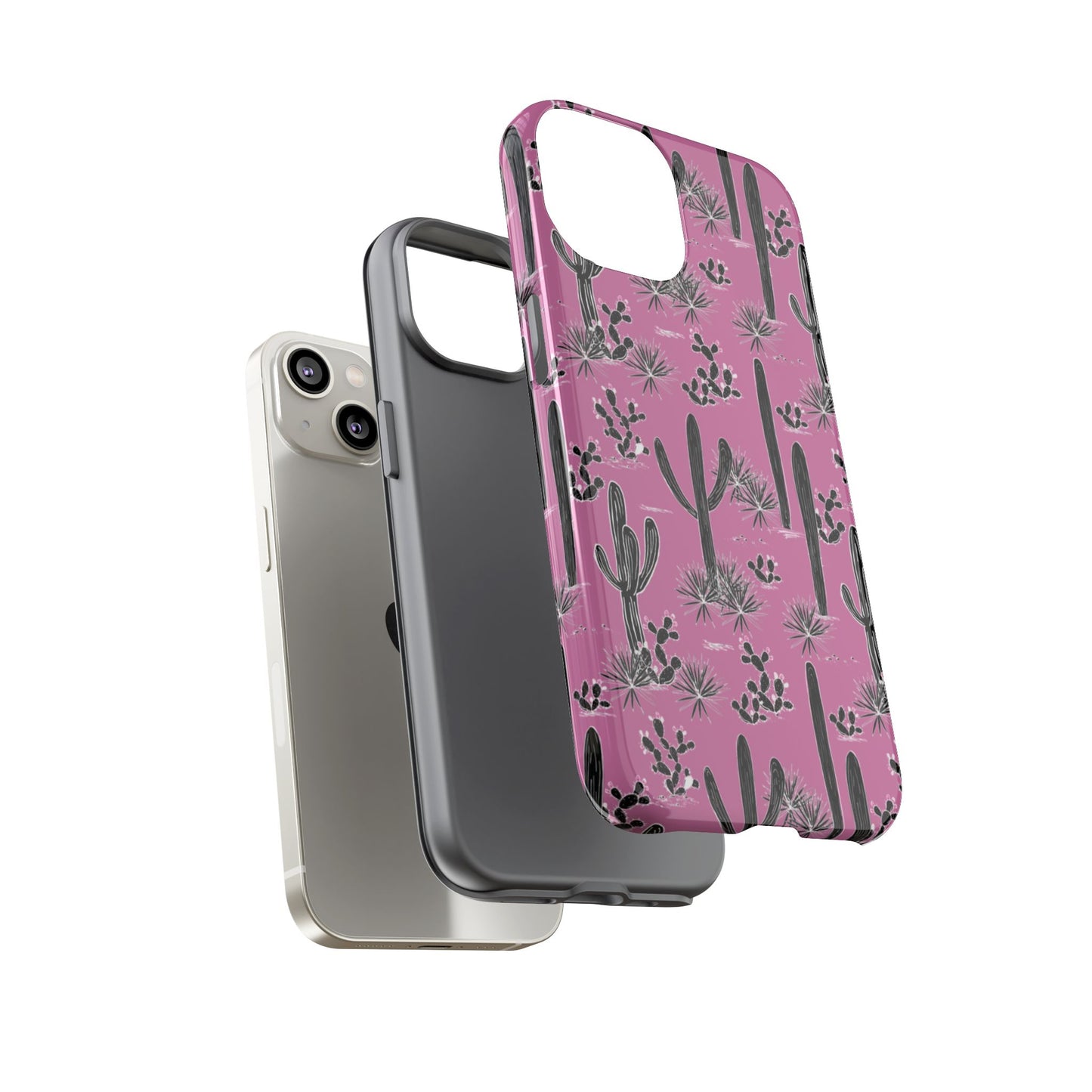 Pink Cactus Love Phone Case