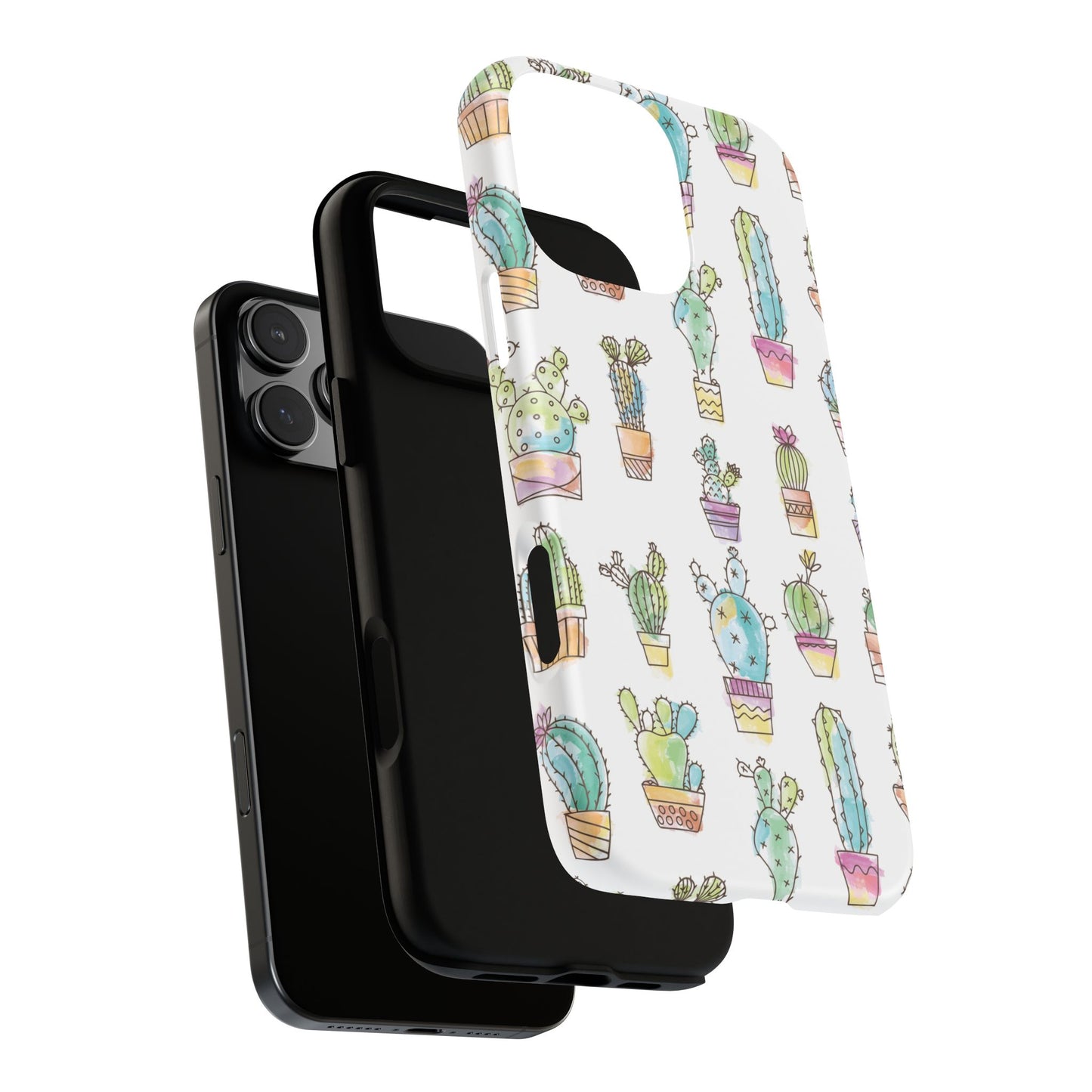 Pastel Cactus Love Phone Case
