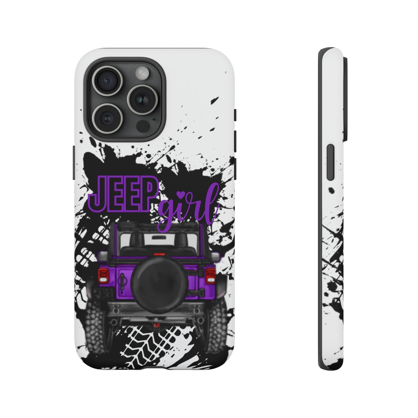 Off Road Girl Purple Tough Cases