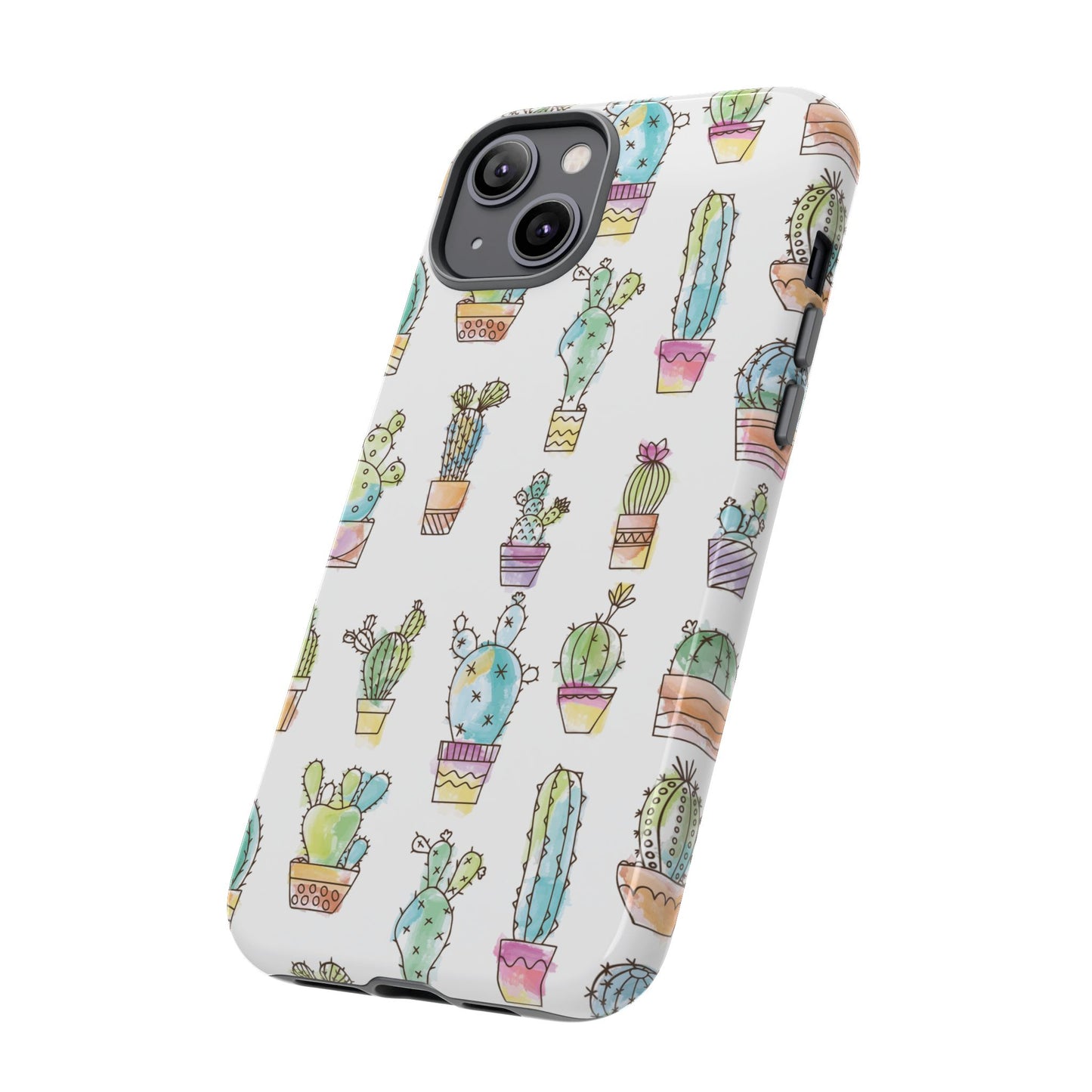 Pastel Cactus Love Phone Case