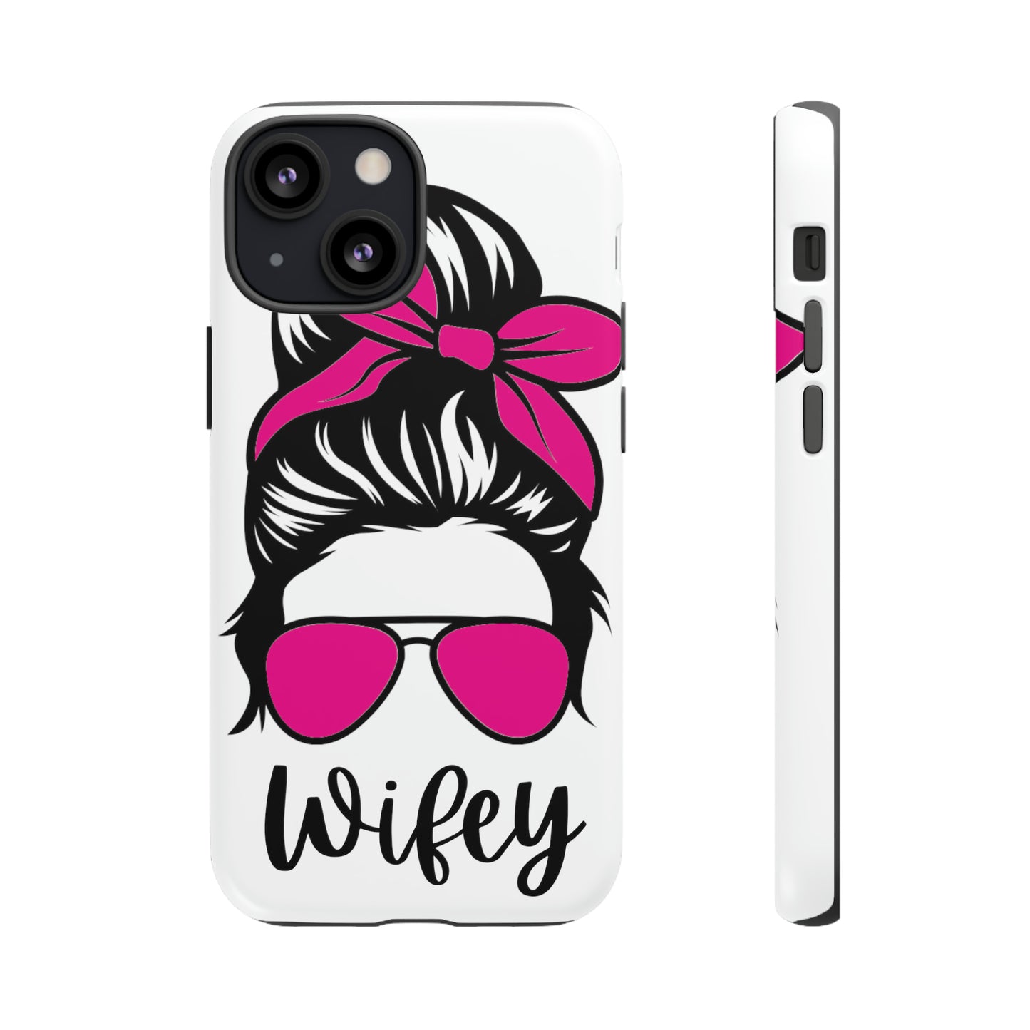 Pink Wifey Protective Case for IPhone, Samsung and Google