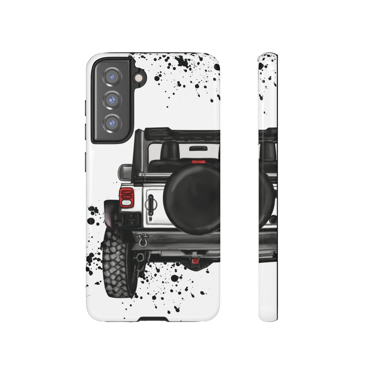 Off Road Life White Protective Case for Iphone, Google and Samsung