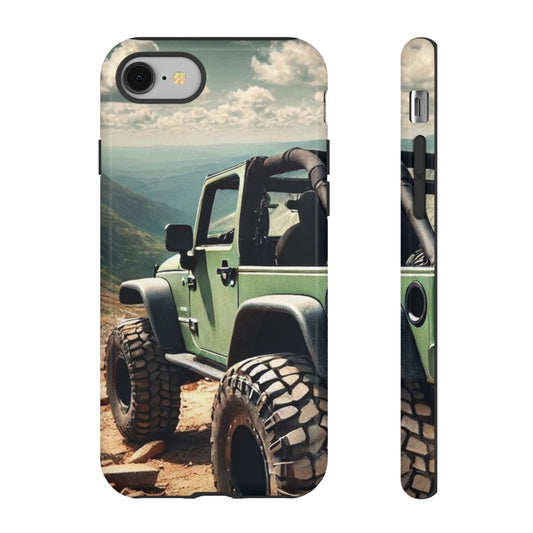 Green Off Road Protective Phone Case